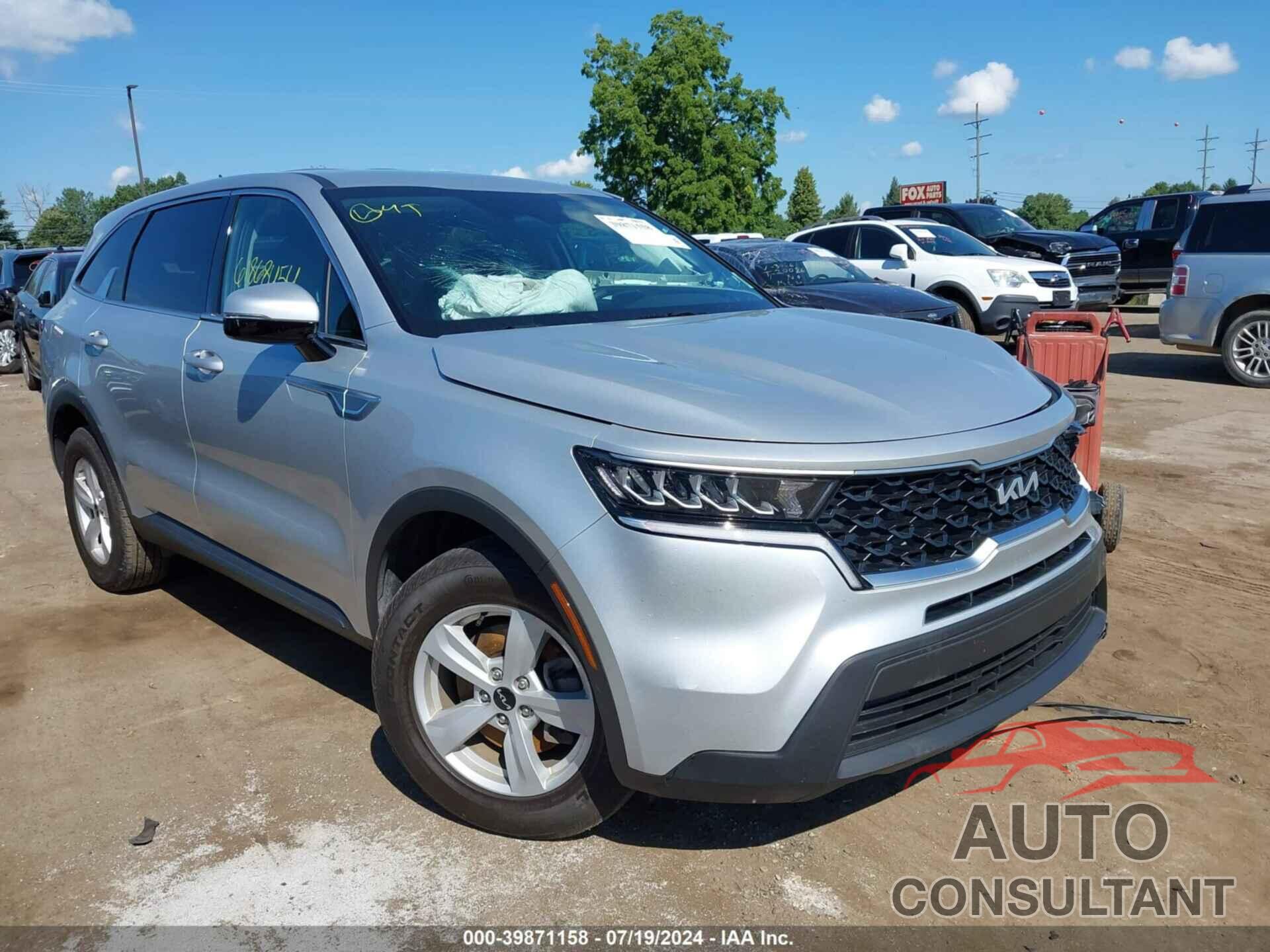 KIA SORENTO 2022 - 5XYRG4LC6NG133315