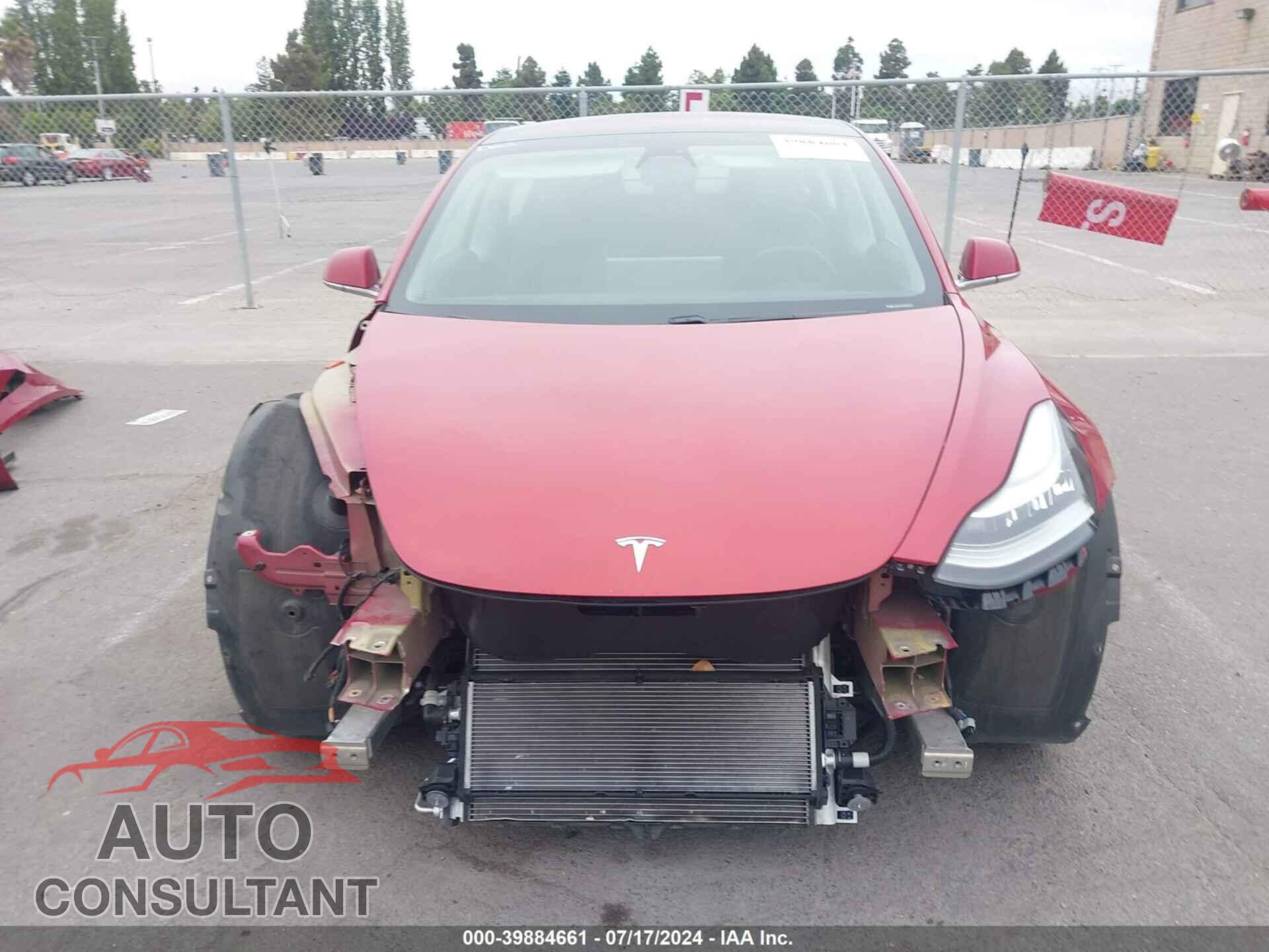 TESLA MODEL 3 2019 - 5YJ3E1EA7KF190647