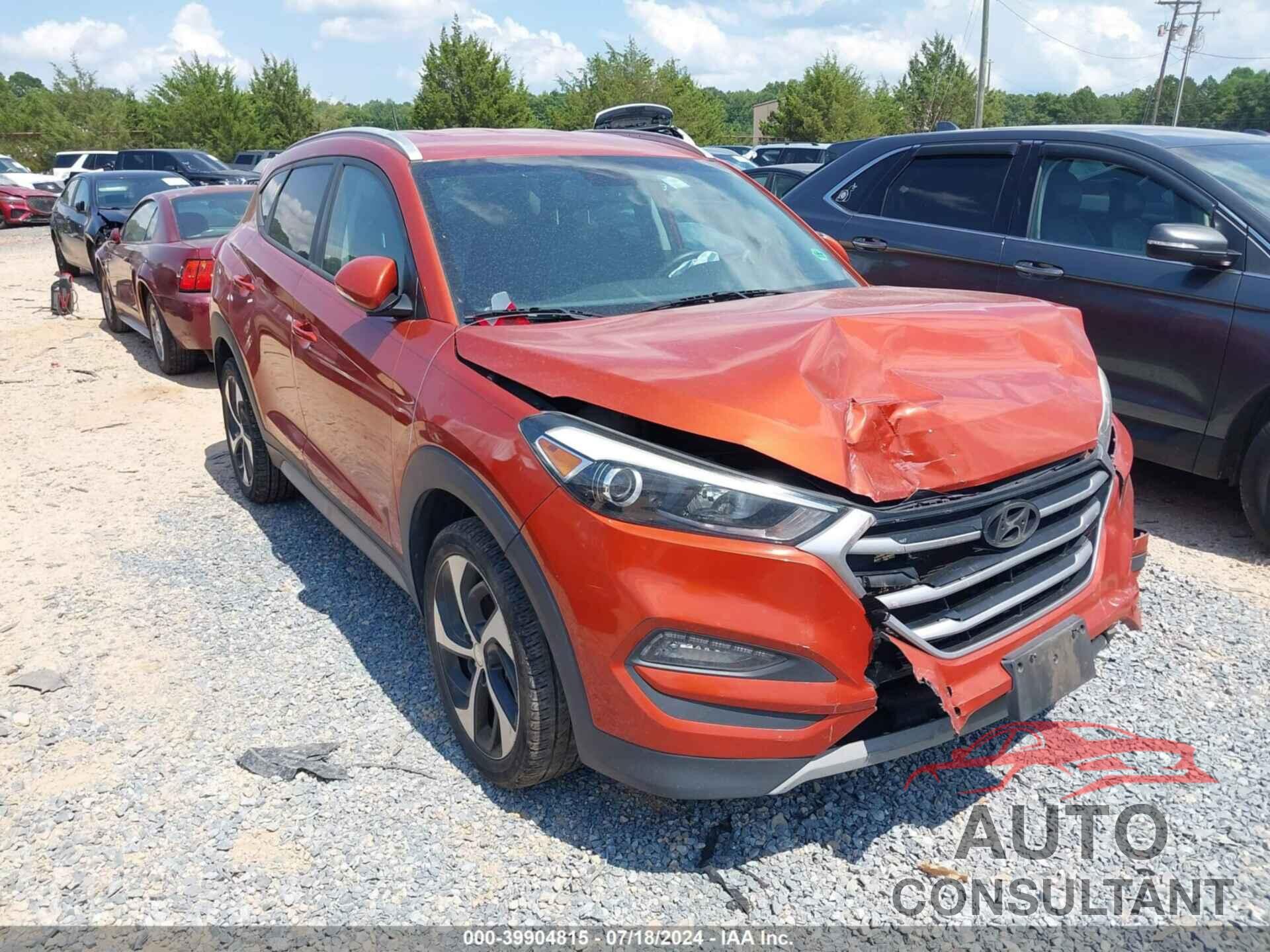 HYUNDAI TUCSON 2017 - KM8J3CA2XHU455371