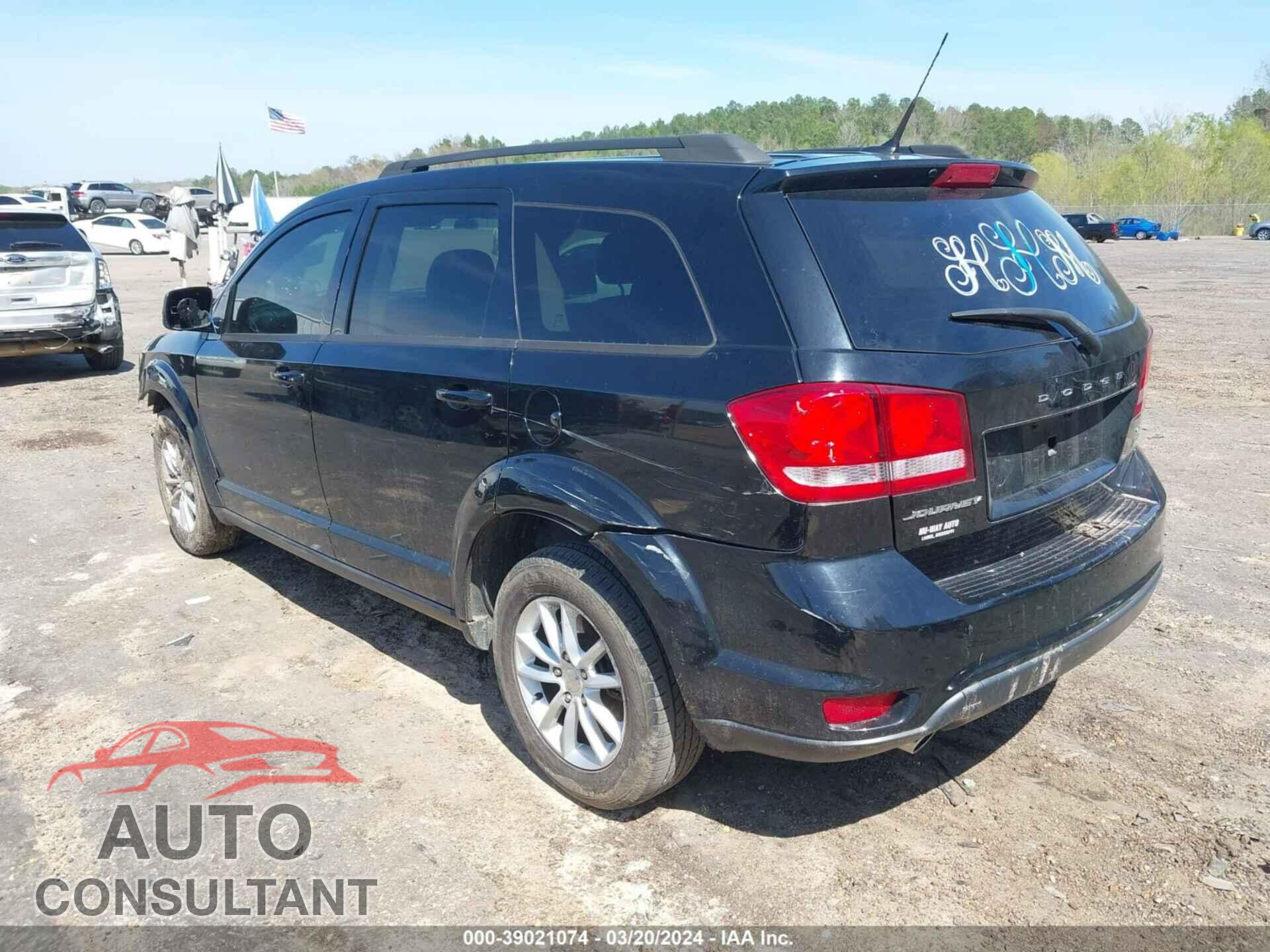 DODGE JOURNEY 2016 - 3C4PDCBGXGT165873