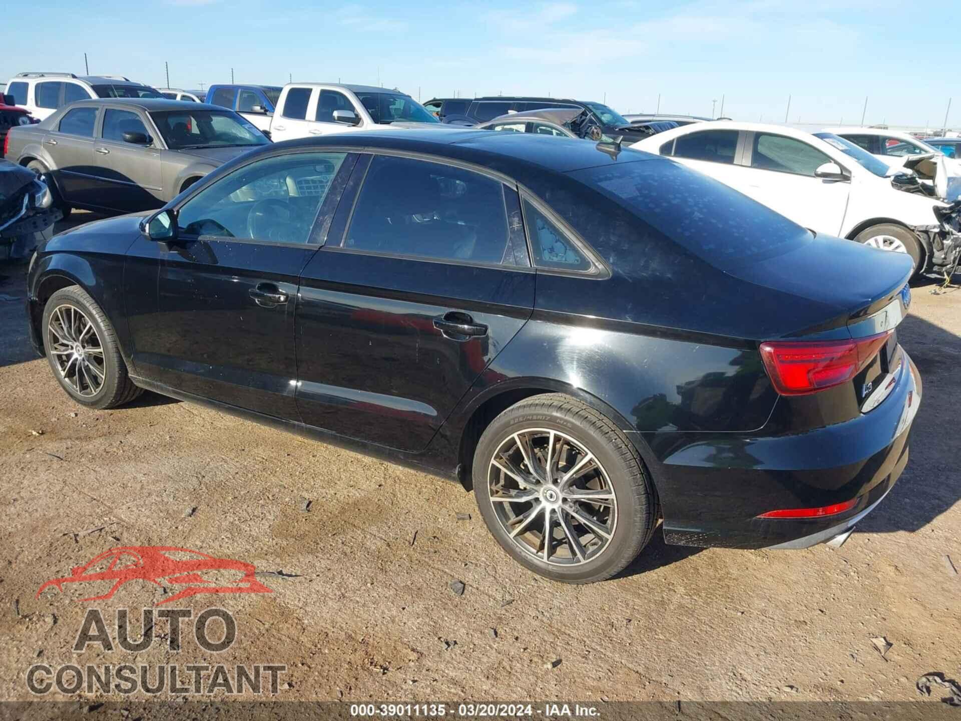 AUDI A3 2017 - WAUB8GFF2H1022770