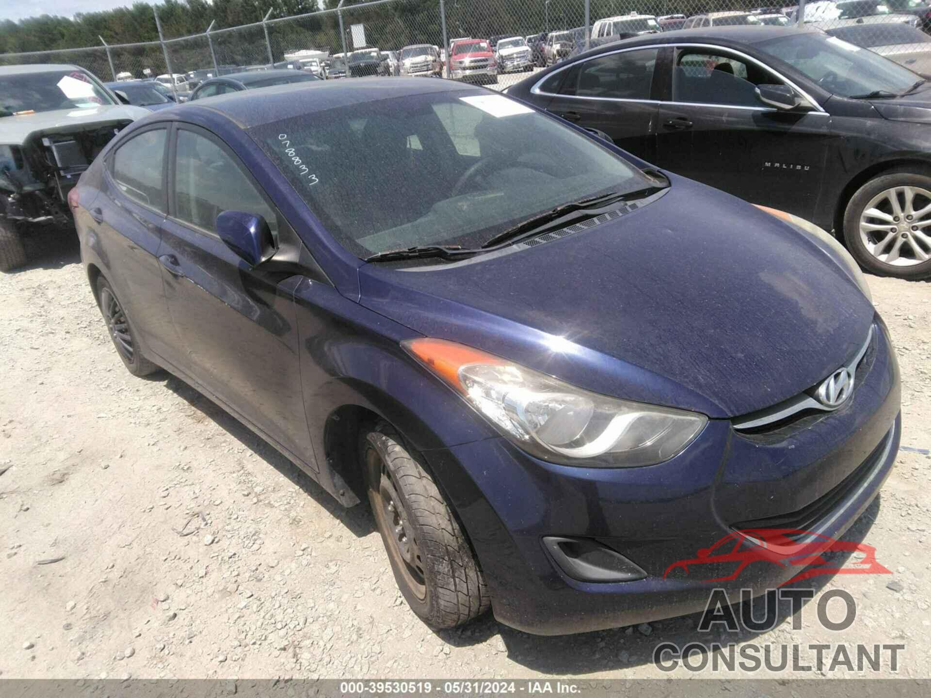 HYUNDAI ELANTRA 2012 - 5NPDH4AE2CH078833