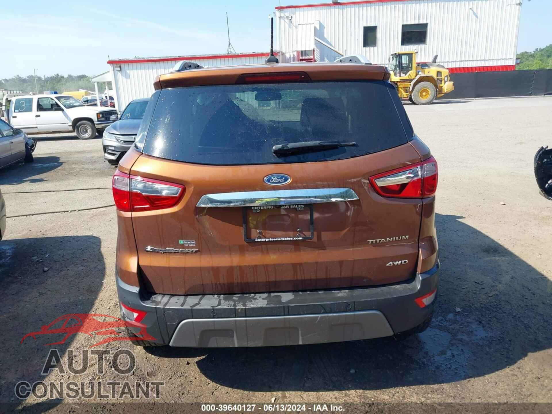 FORD ECOSPORT 2020 - MAJ6S3KL3LC366220