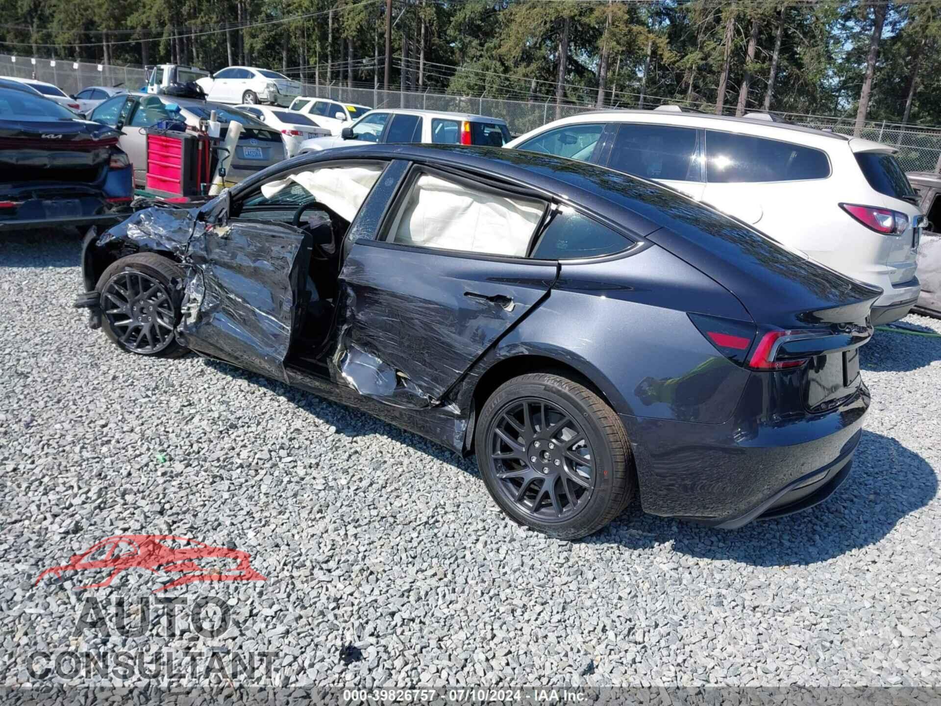 TESLA MODEL 3 2024 - 5YJ3E1EB9RF810076