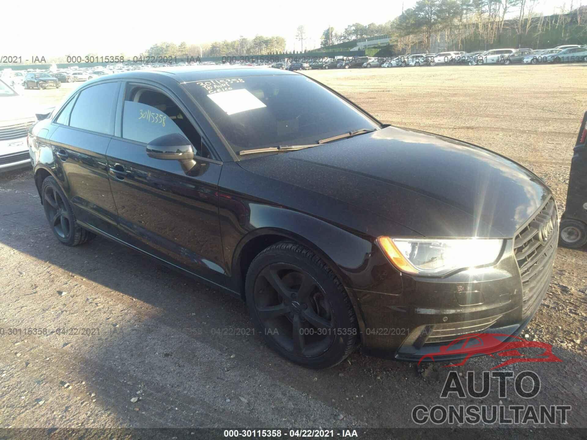 AUDI A3 2016 - WAUB8GFF3G1040385