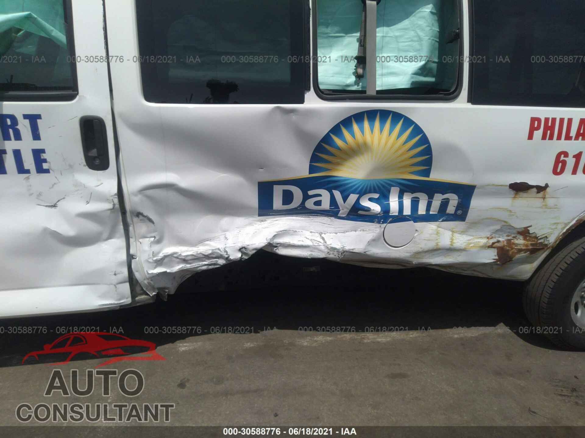 CHEVROLET EXPRESS PASSENGER 2016 - 1GAZGPFG9G1287805