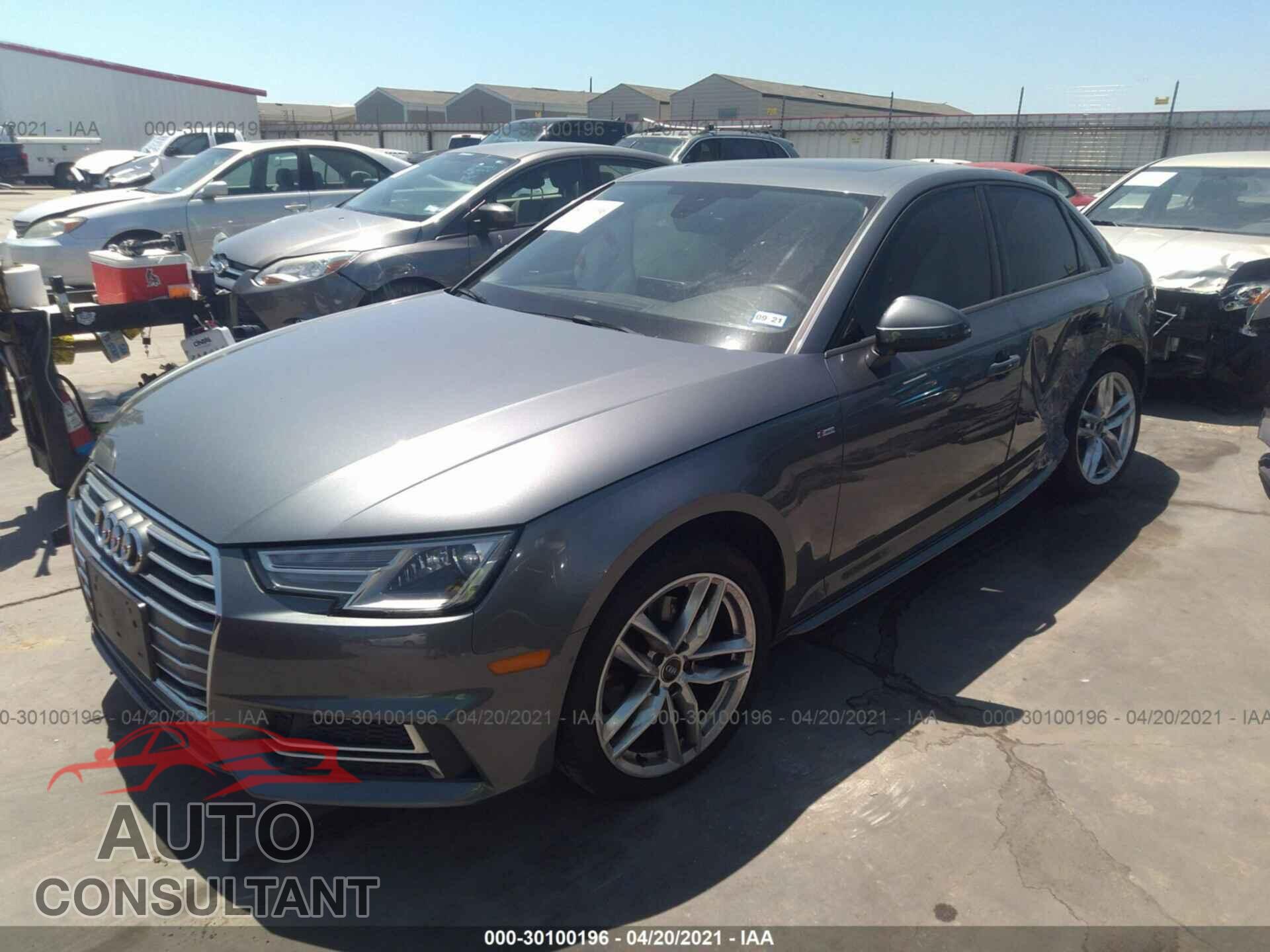 AUDI A4 2017 - WAUKMAF44HN056595
