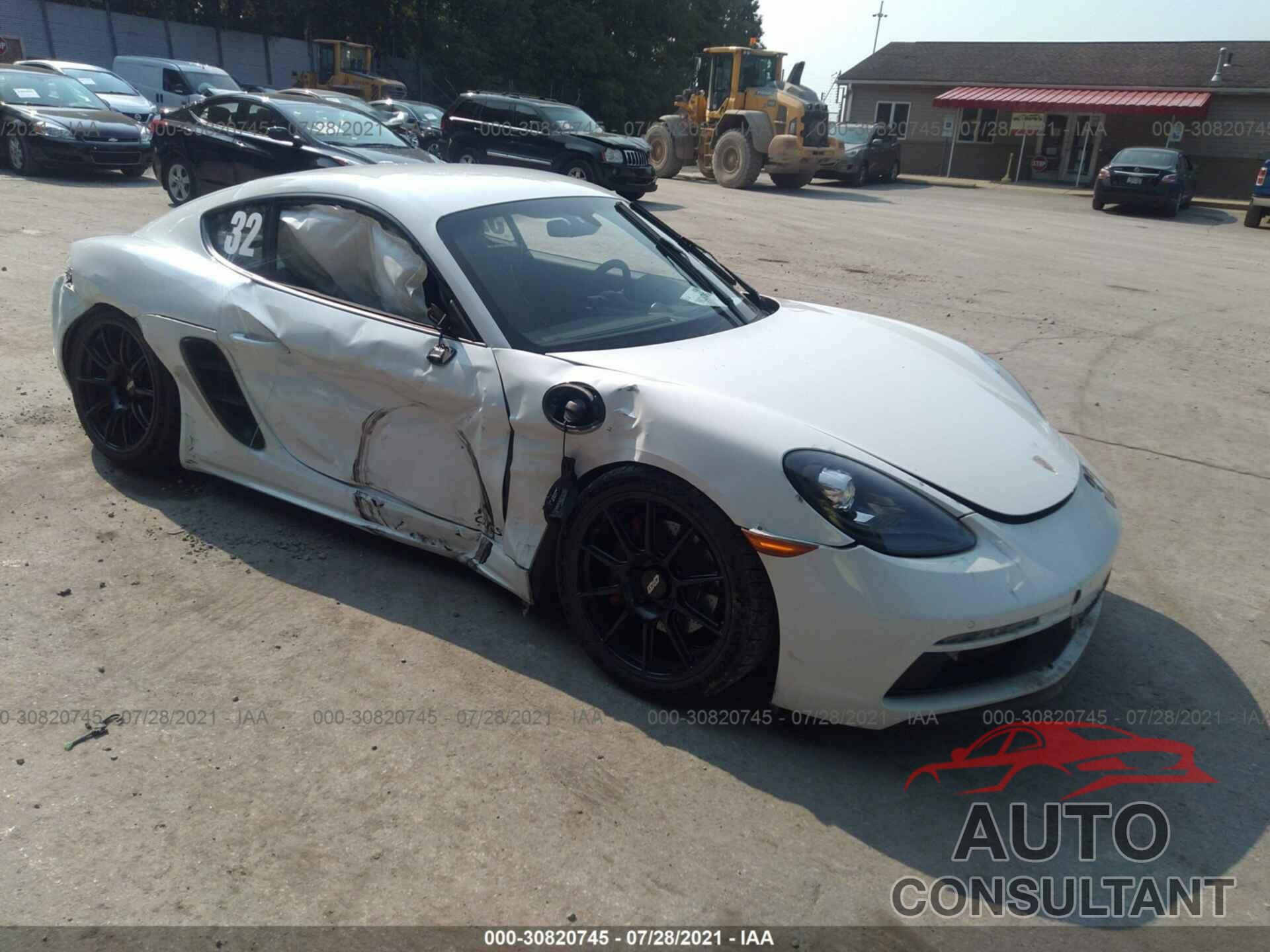 PORSCHE 718 CAYMAN 2018 - WP0AB2A87JS278186