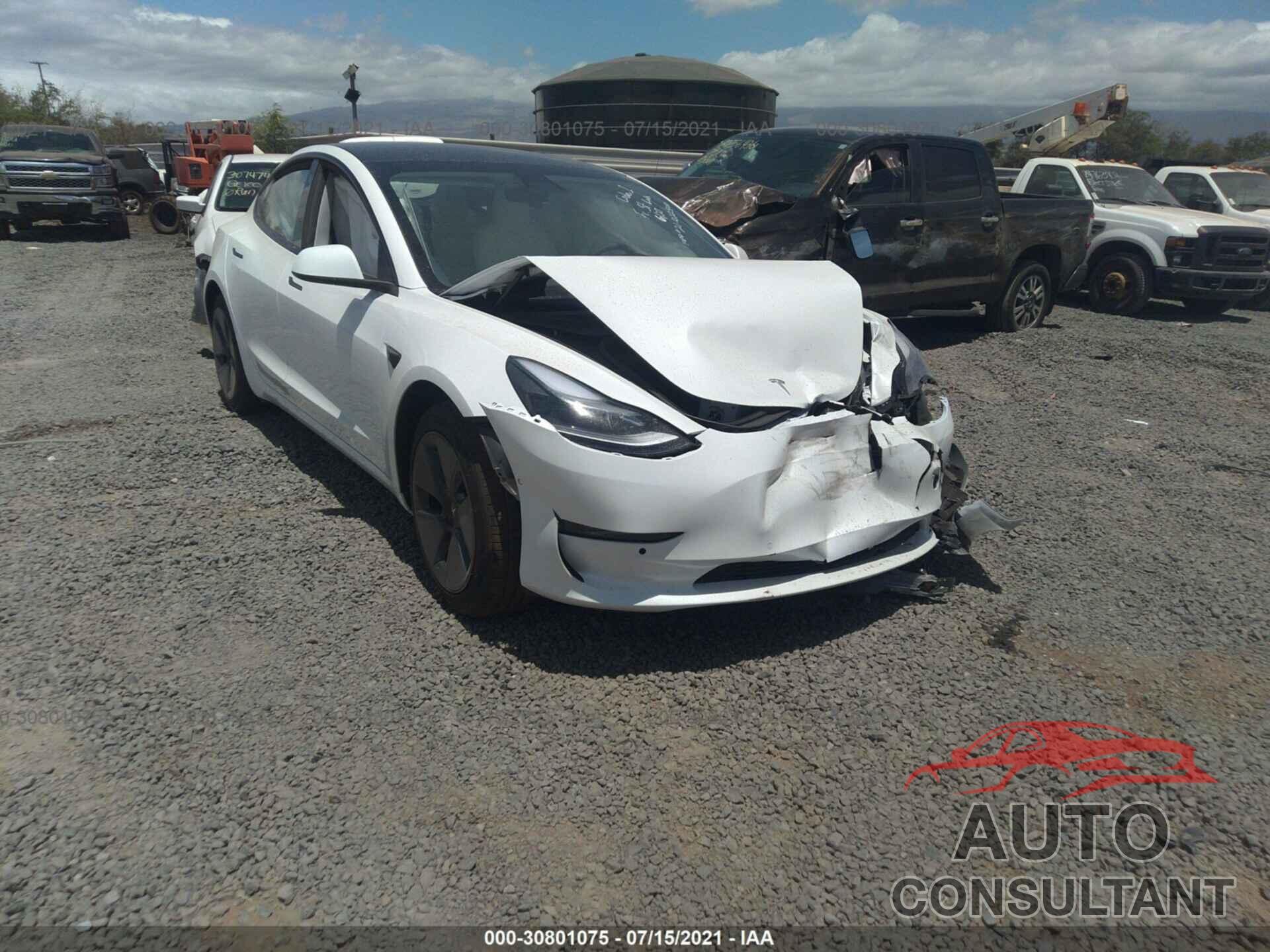 TESLA MODEL 3 2021 - 5YJ3E1EA6MF973204