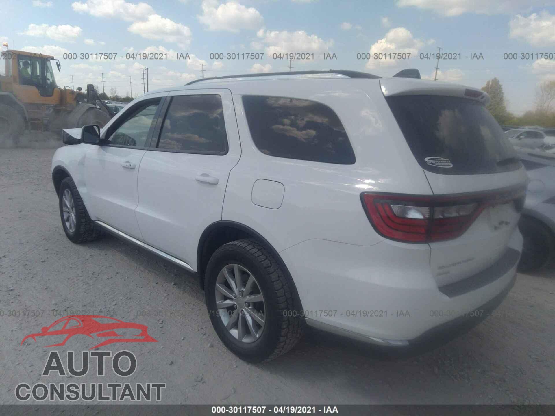 DODGE DURANGO 2017 - 1C4RDJAG0HC630107