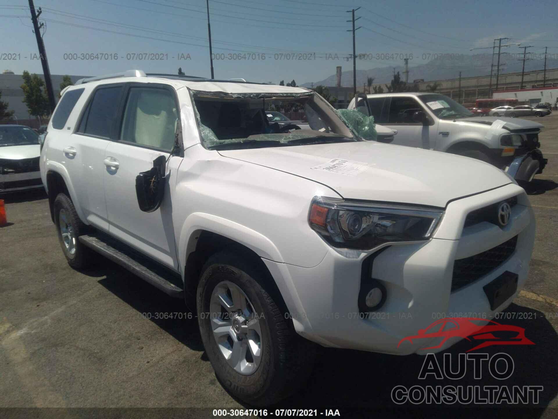 TOYOTA 4RUNNER 2018 - JTEBU5JR9J5541880