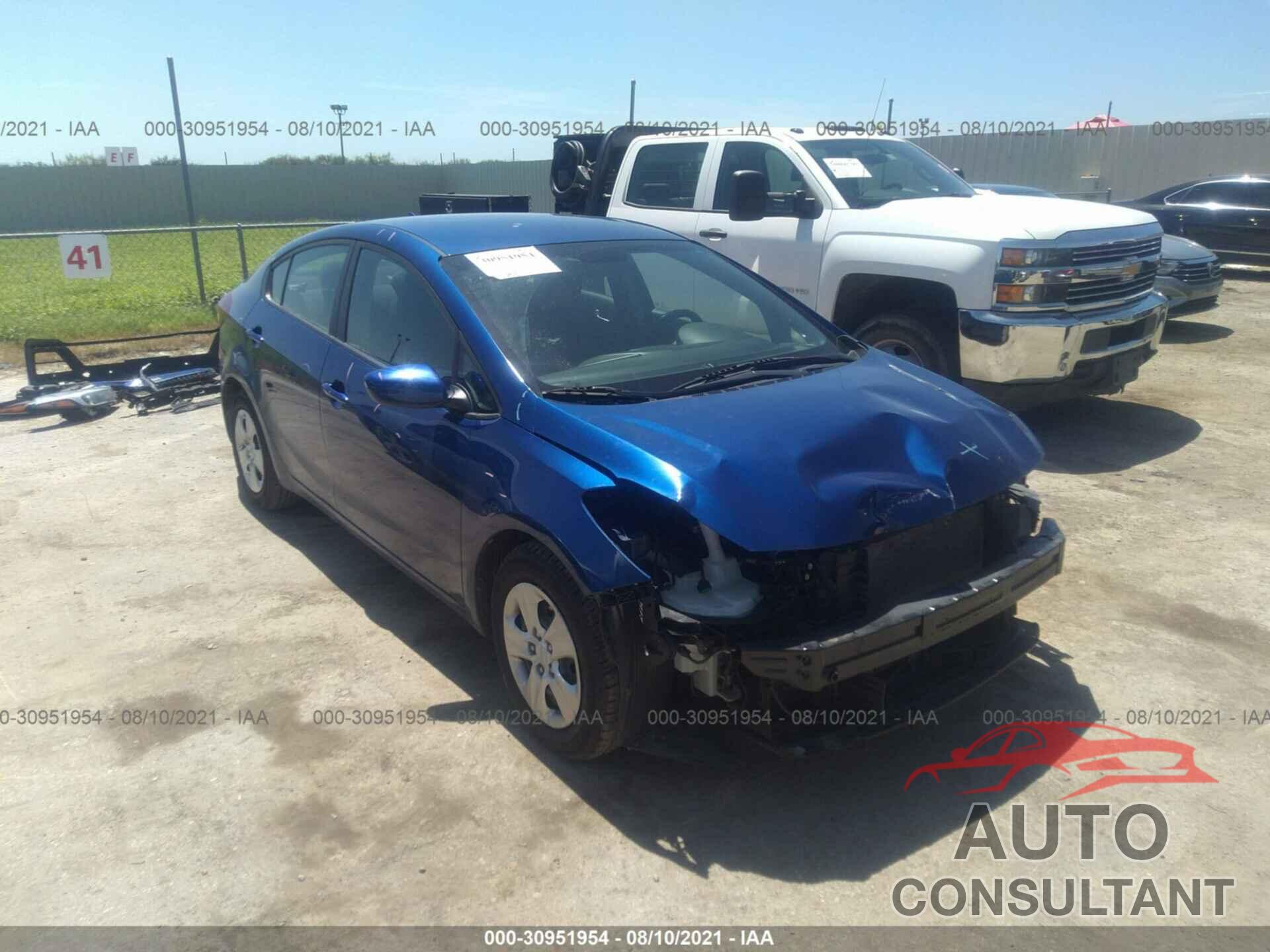 KIA FORTE 2017 - 3KPFL4A75HE038329