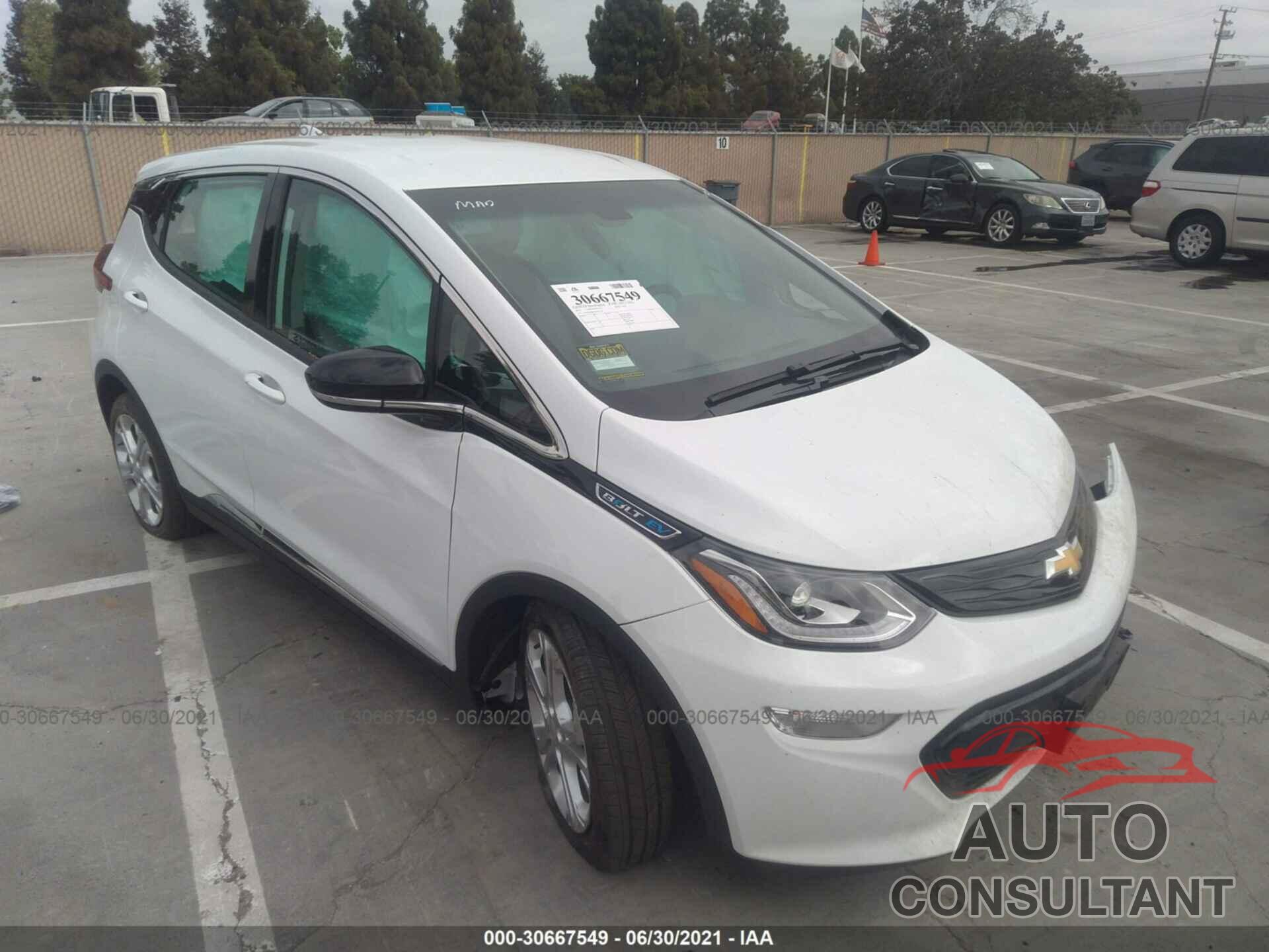 CHEVROLET BOLT EV 2021 - 1G1FW6S04M4101526