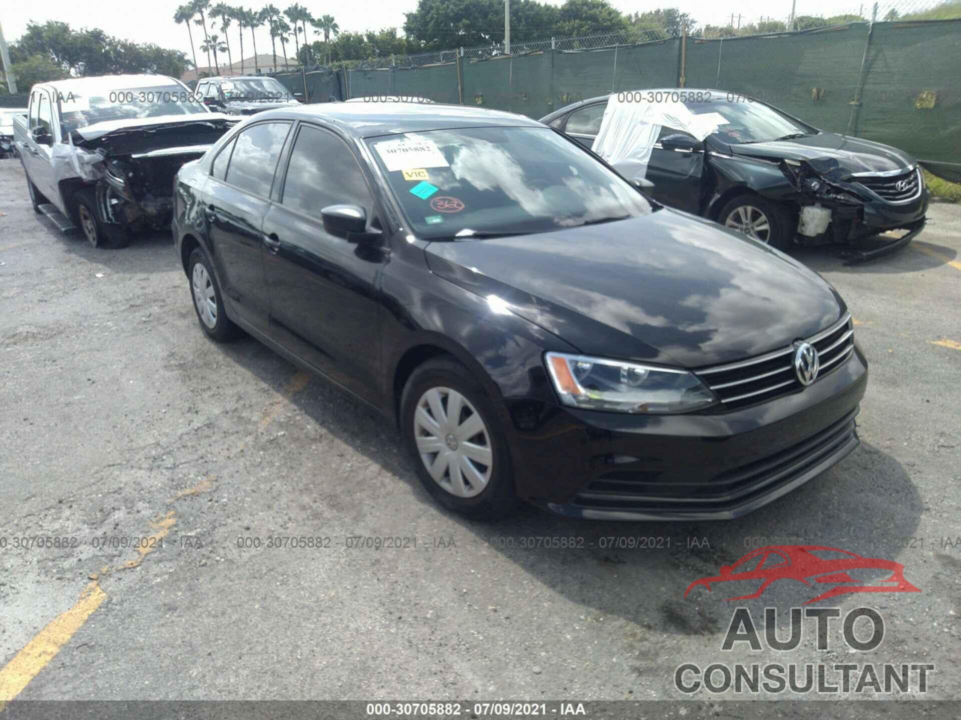 VOLKSWAGEN JETTA SEDAN 2016 - 3VW267AJ9GM351050