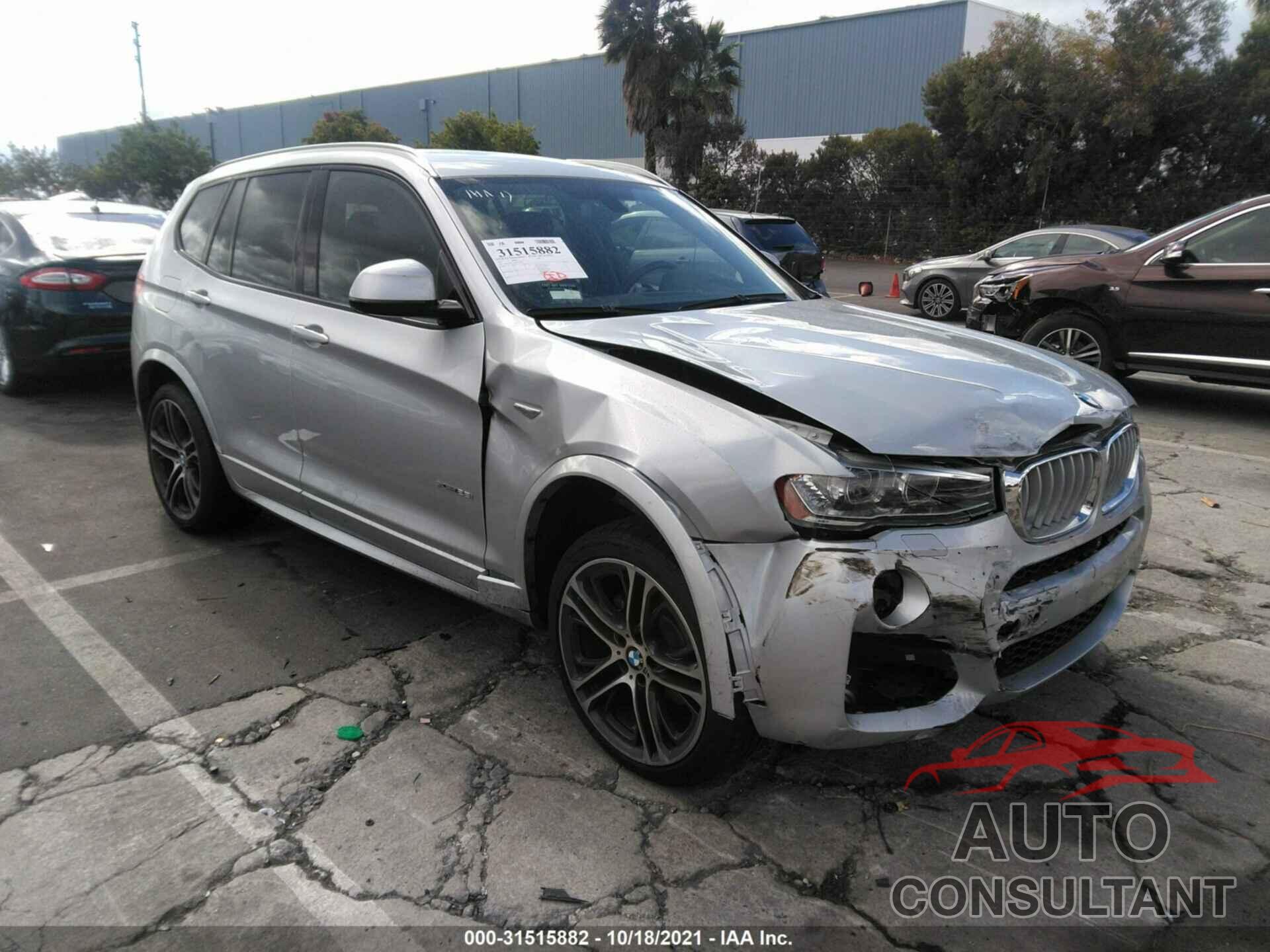 BMW X3 2017 - 5UXWX9C57H0T12294