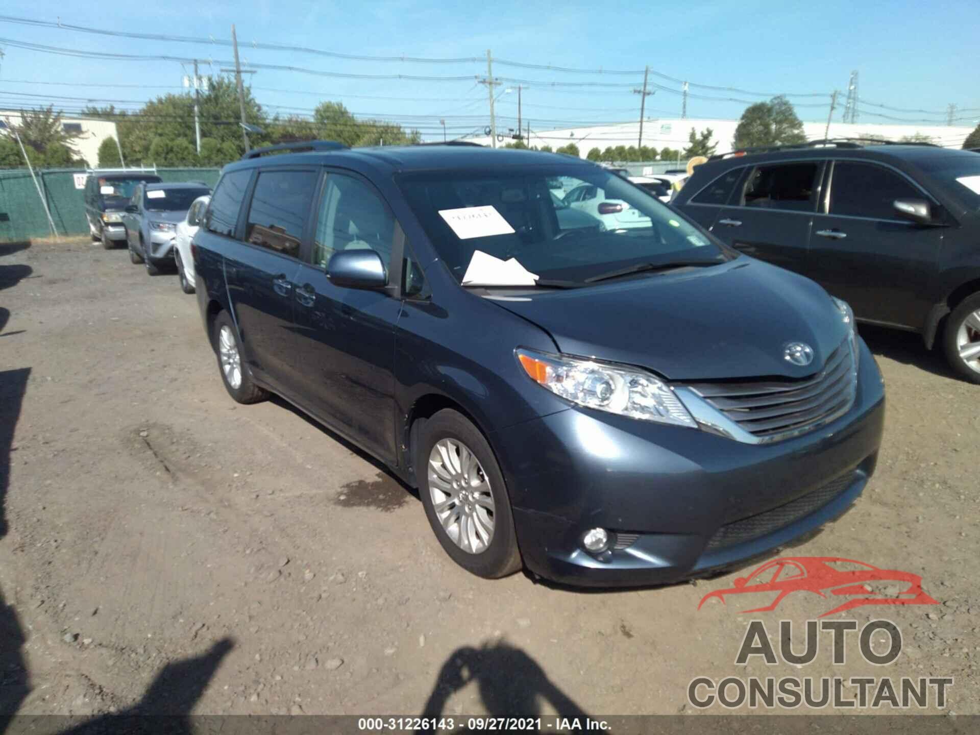 TOYOTA SIENNA 2017 - 5TDYZ3DC6HS843627