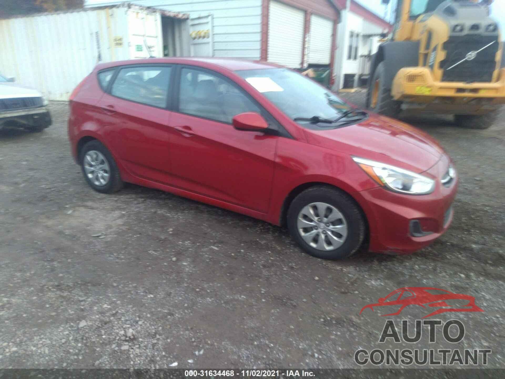 HYUNDAI ACCENT 2016 - KMHCT5AE6GU256377