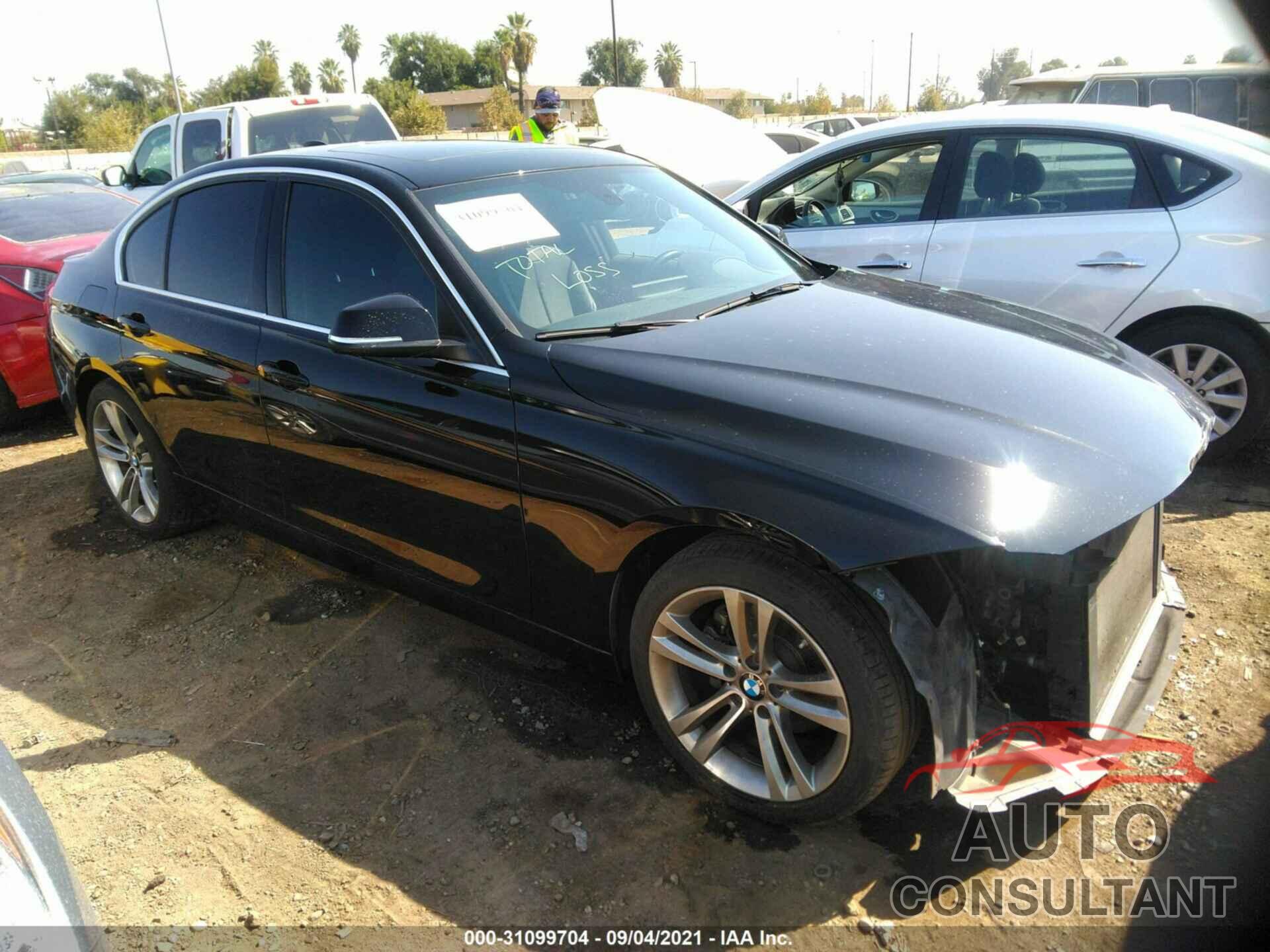 BMW 3 SERIES 2017 - WBA8B9G52HNU09549