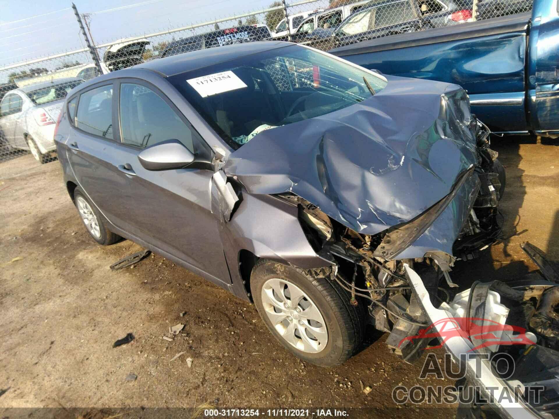 HYUNDAI ACCENT 2017 - KMHCT5AE5HU343141