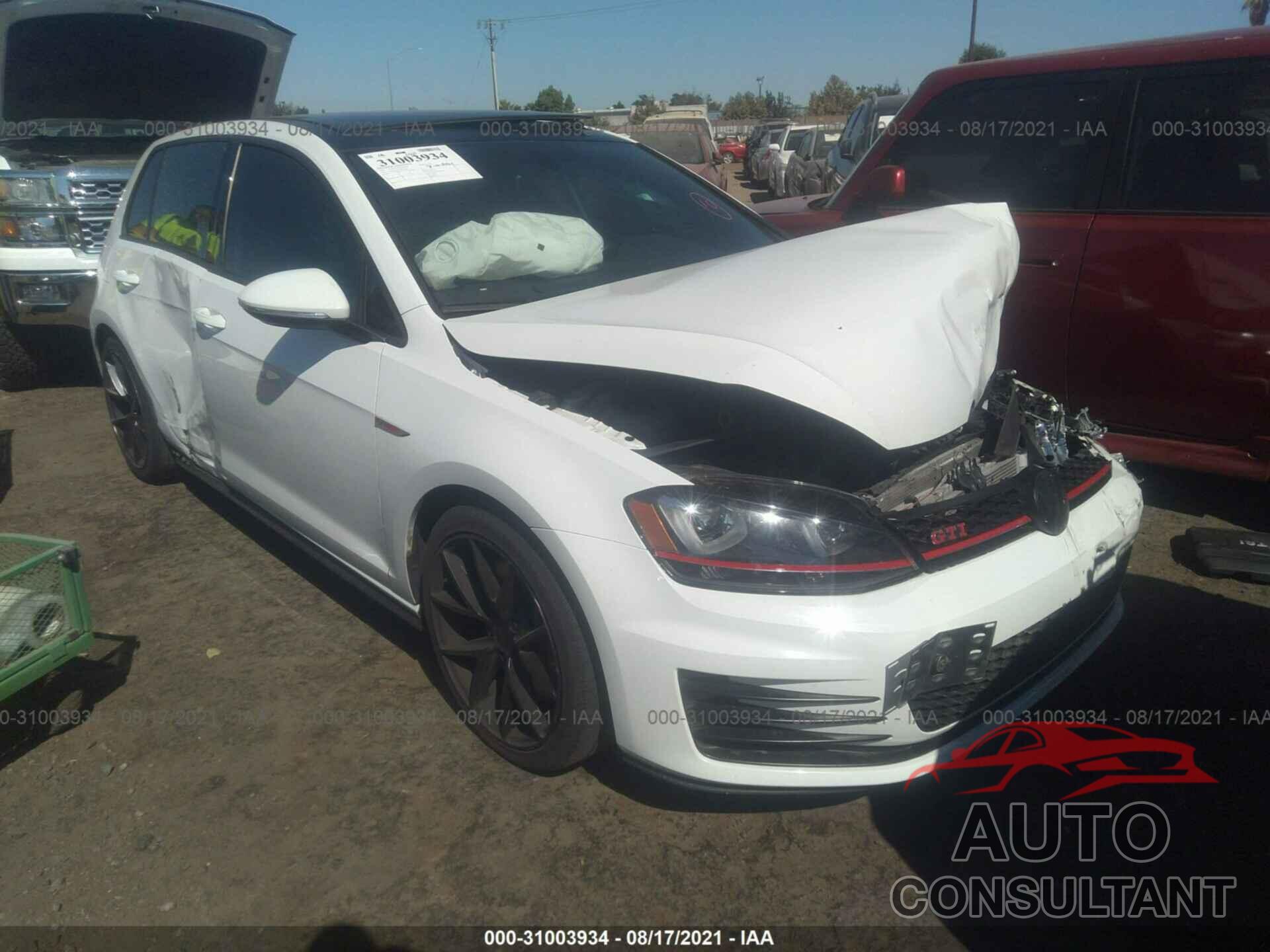 VOLKSWAGEN GOLF GTI 2017 - 3VW447AU0HM053464