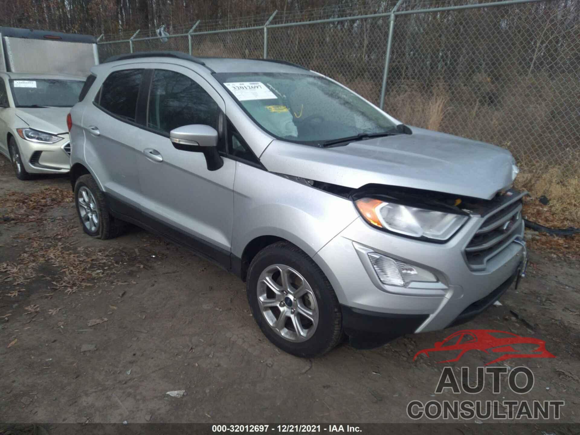 FORD ECOSPORT 2018 - MAJ3P1TE0JC224333