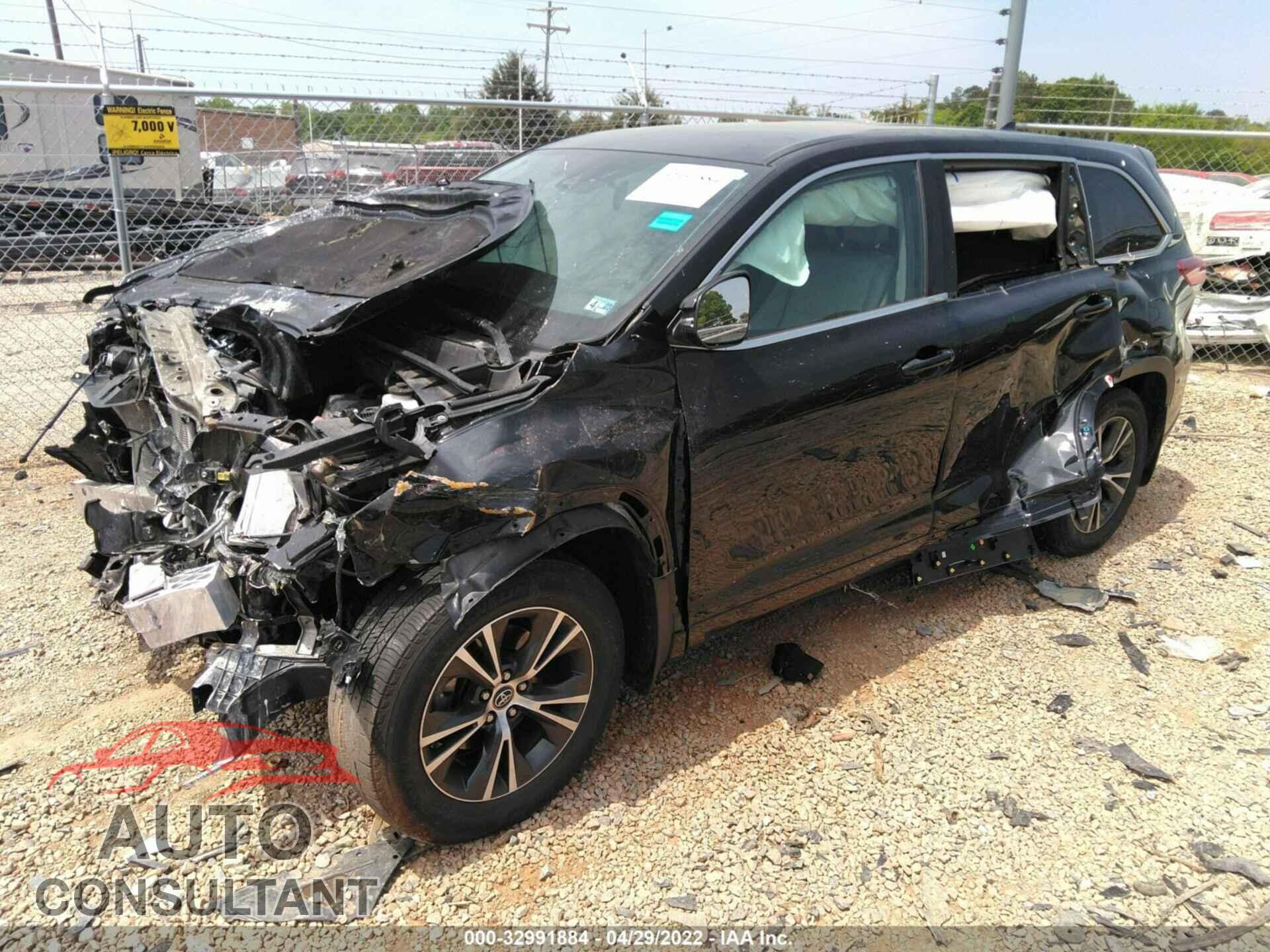 TOYOTA HIGHLANDER 2017 - 5TDBZRFH7HS424266