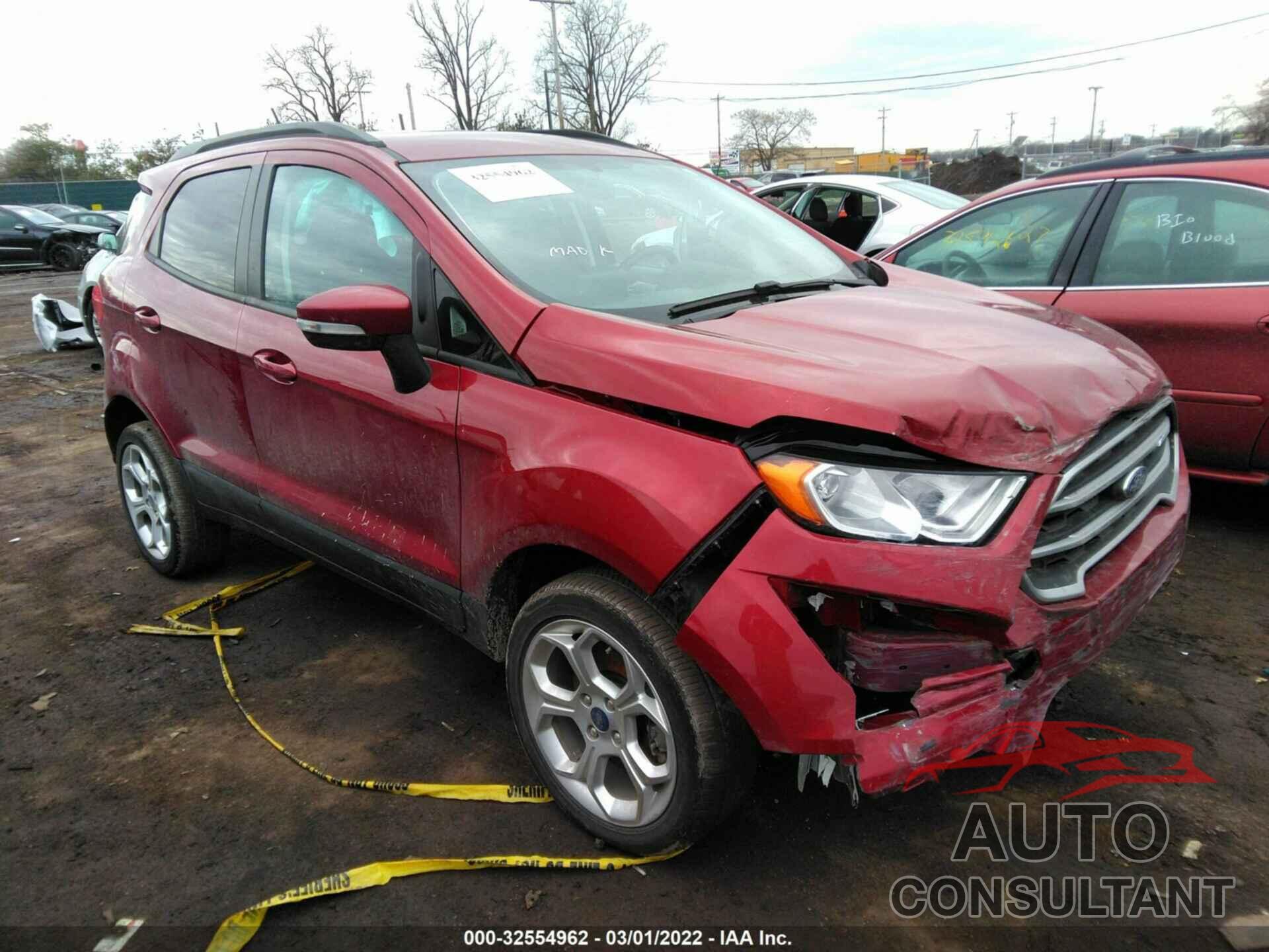 FORD ECOSPORT 2021 - MAJ6S3GL2MC408533