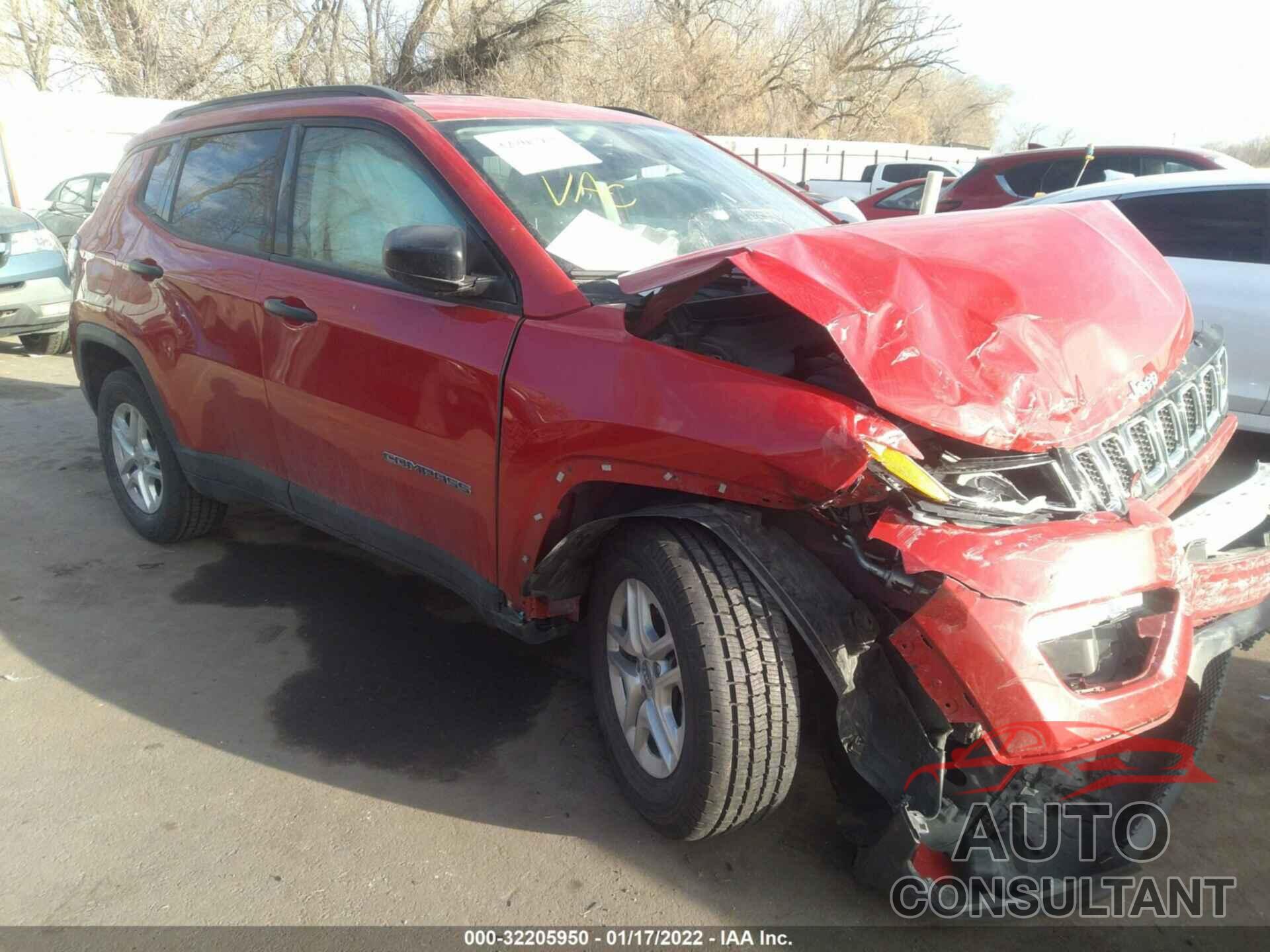JEEP COMPASS 2017 - 3C4NJDAB0HT688932