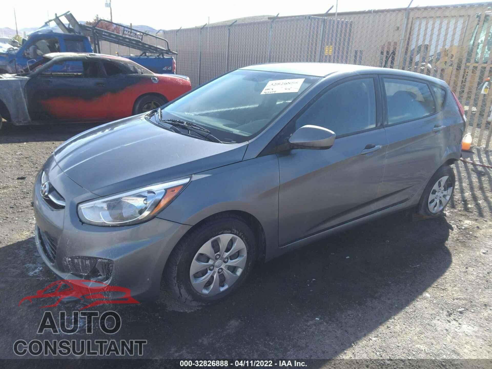 HYUNDAI ACCENT 2017 - KMHCT5AE2HU325907