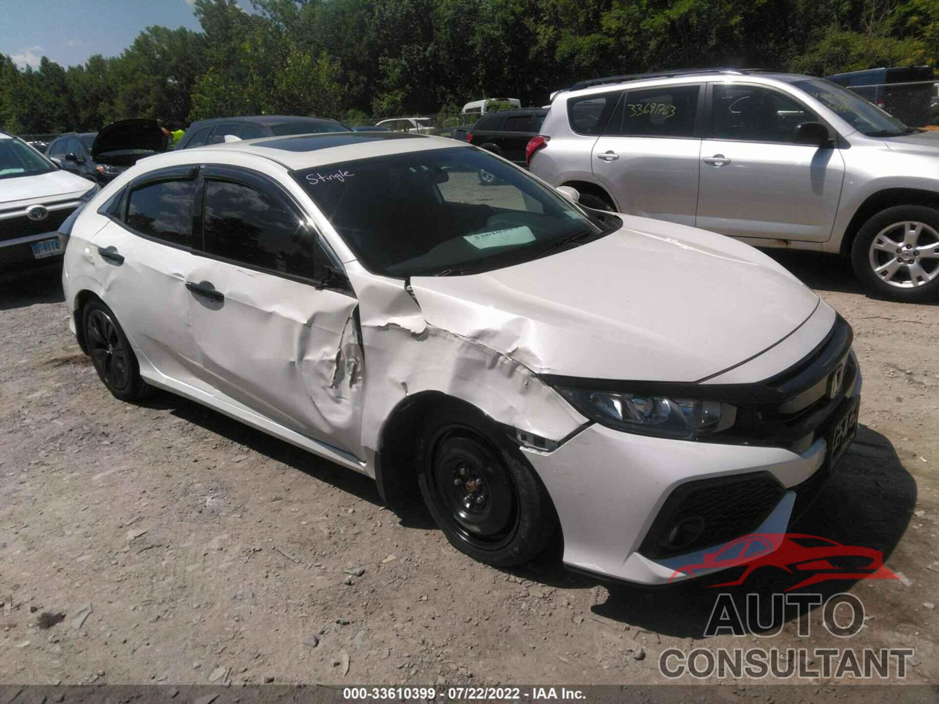 HONDA CIVIC HATCHBACK 2017 - SHHFK7H50HU414906