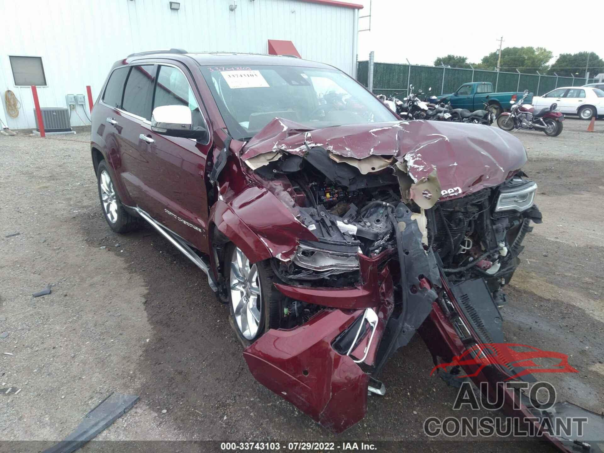 JEEP GRAND CHEROKEE 2016 - 1C4RJFJG9GC481331