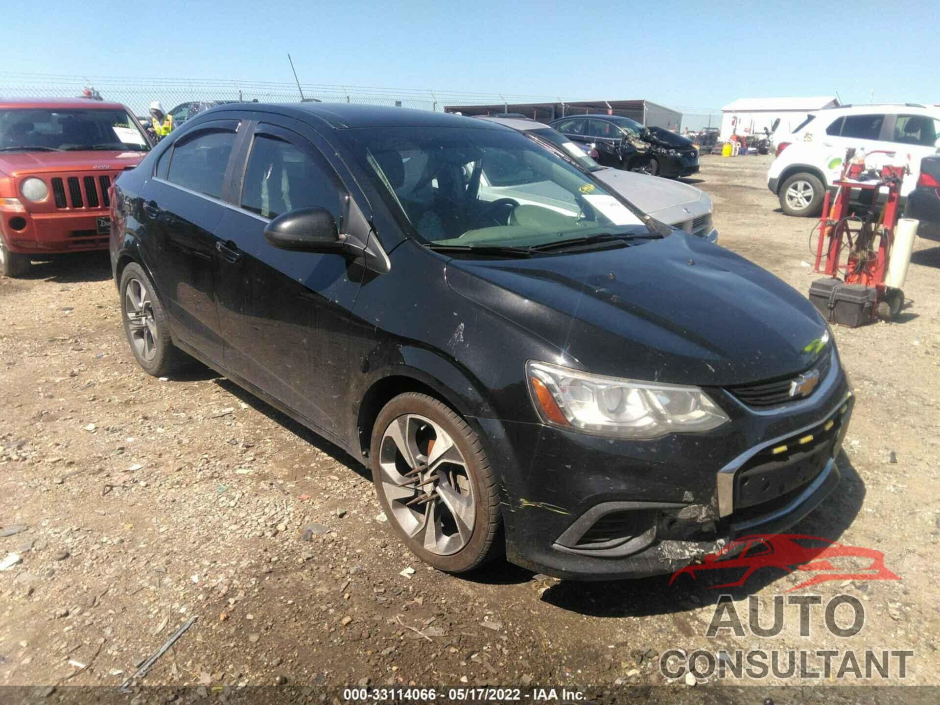 CHEVROLET SONIC 2017 - 1G1JF5SB7H4102505