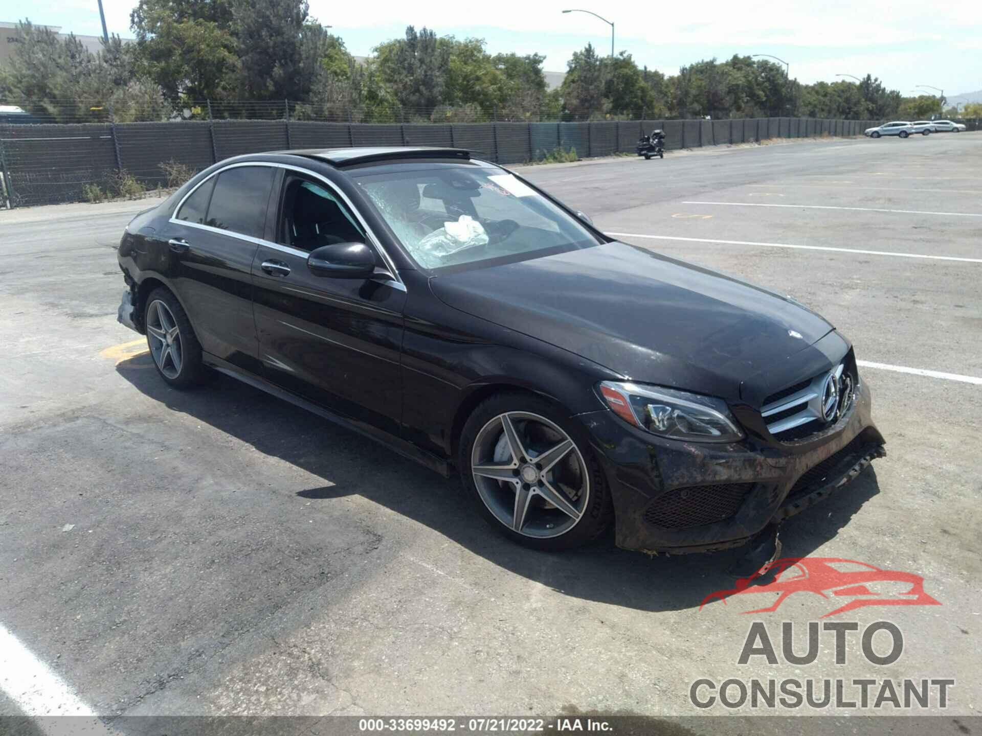 MERCEDES-BENZ C-CLASS 2016 - 55SWF4KB8GU133257