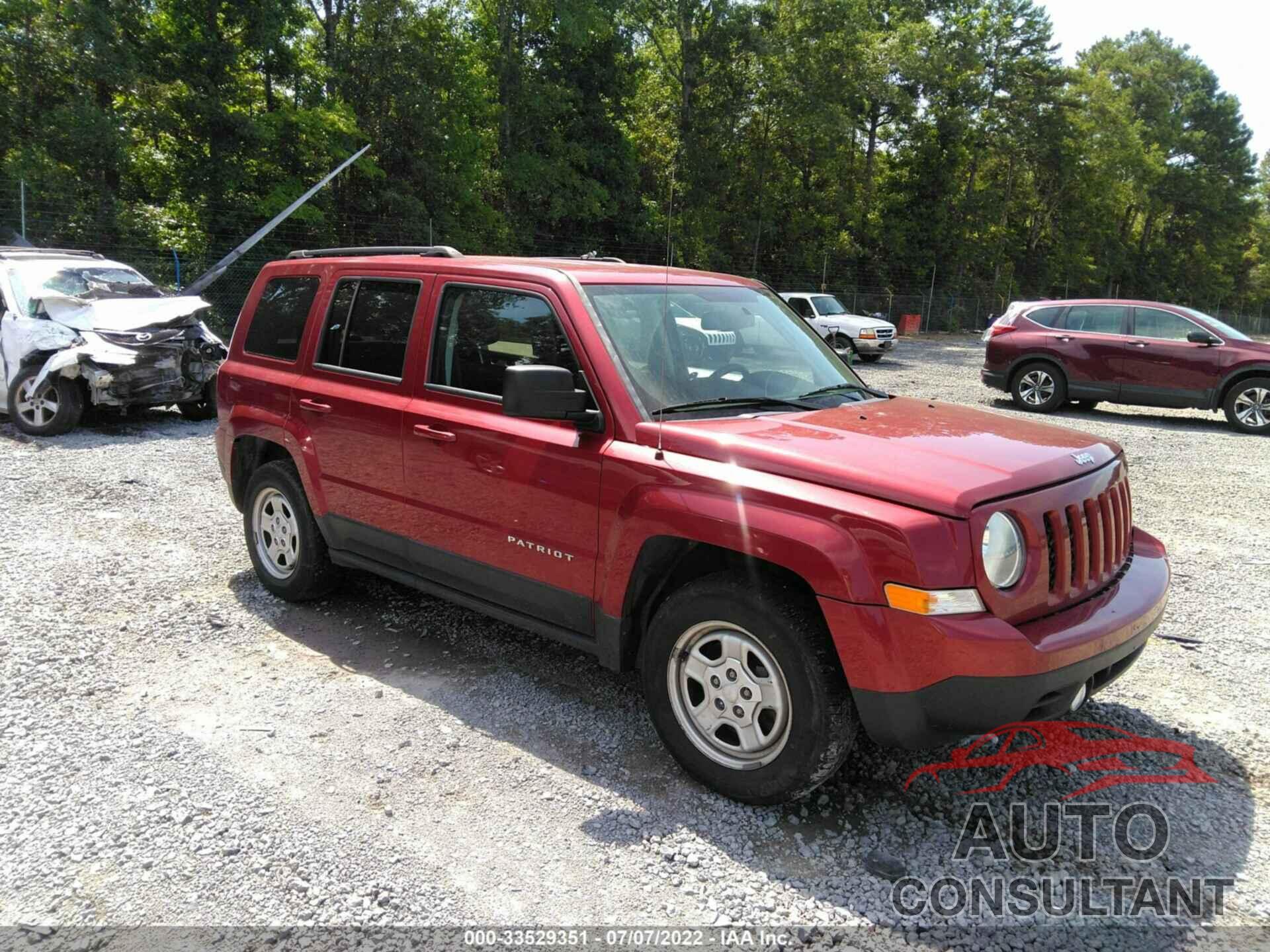 JEEP PATRIOT 2017 - 1C4NJPBA7HD116219