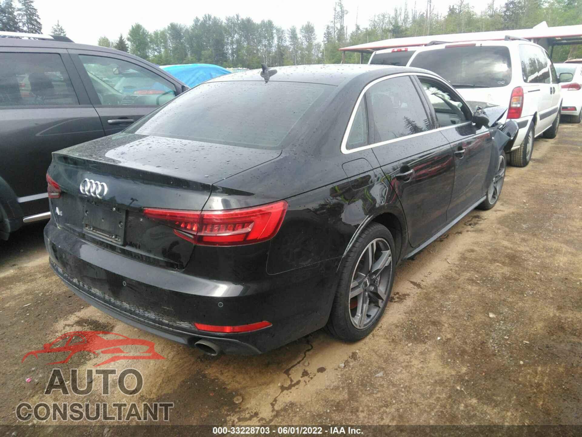 AUDI A4 2017 - WAULNAF47HA003155