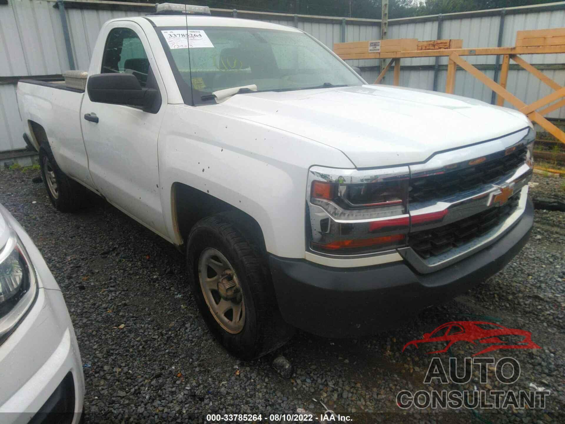 CHEVROLET SILVERADO 1500 2016 - 1GCNCNEH8GZ292981