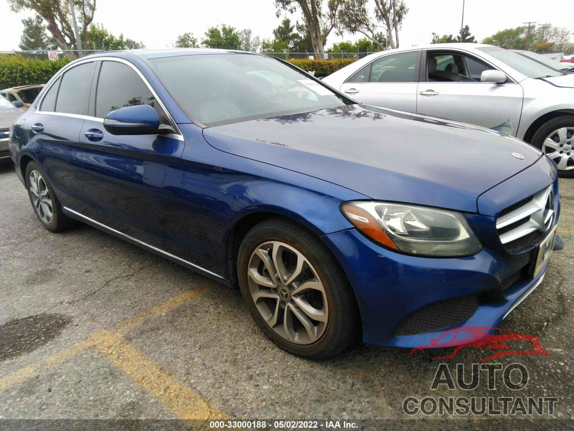 MERCEDES-BENZ C-CLASS 2018 - 55SWF4JB4JU235339