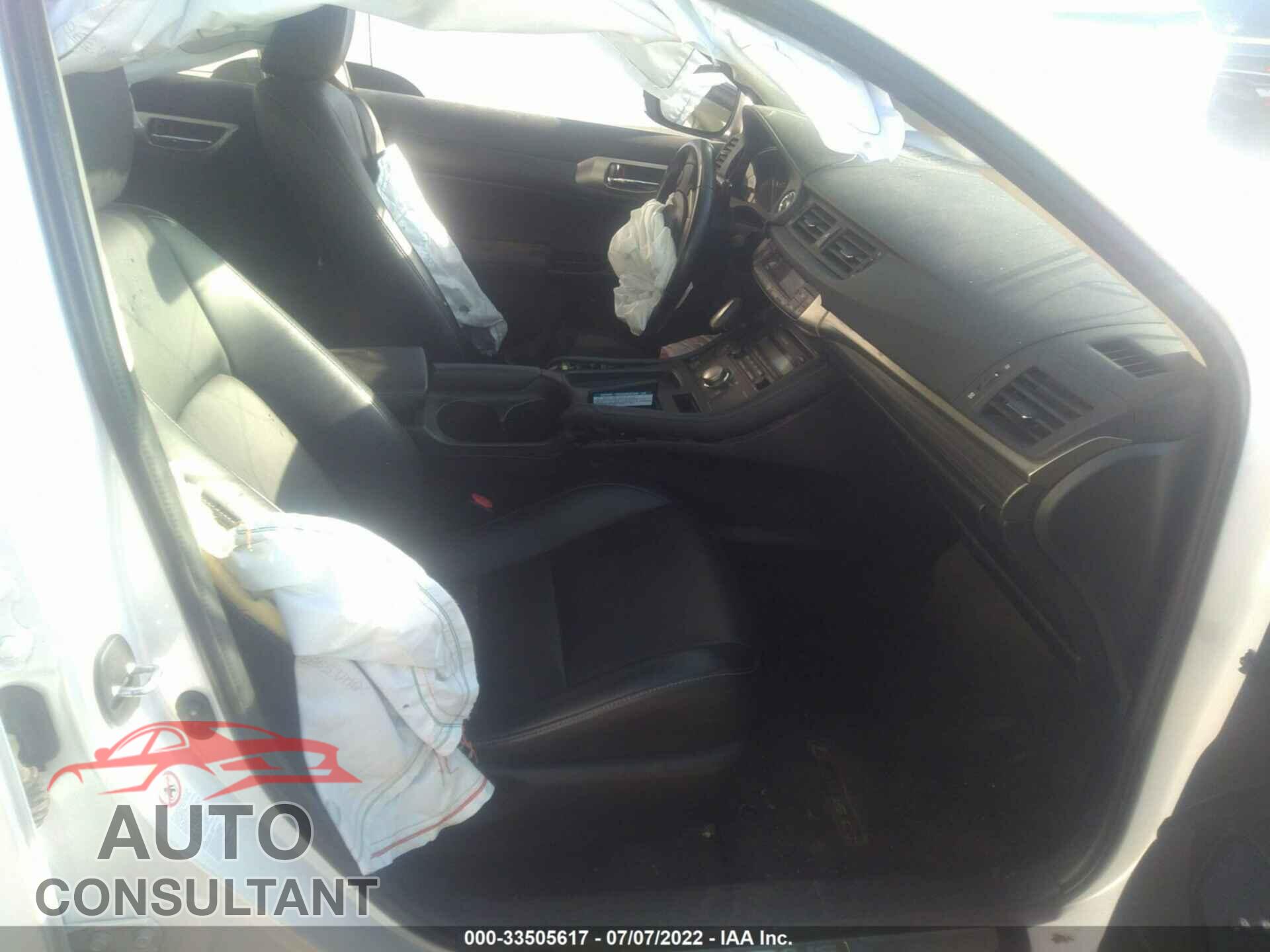 LEXUS CT 2017 - JTHKD5BH7H2287672