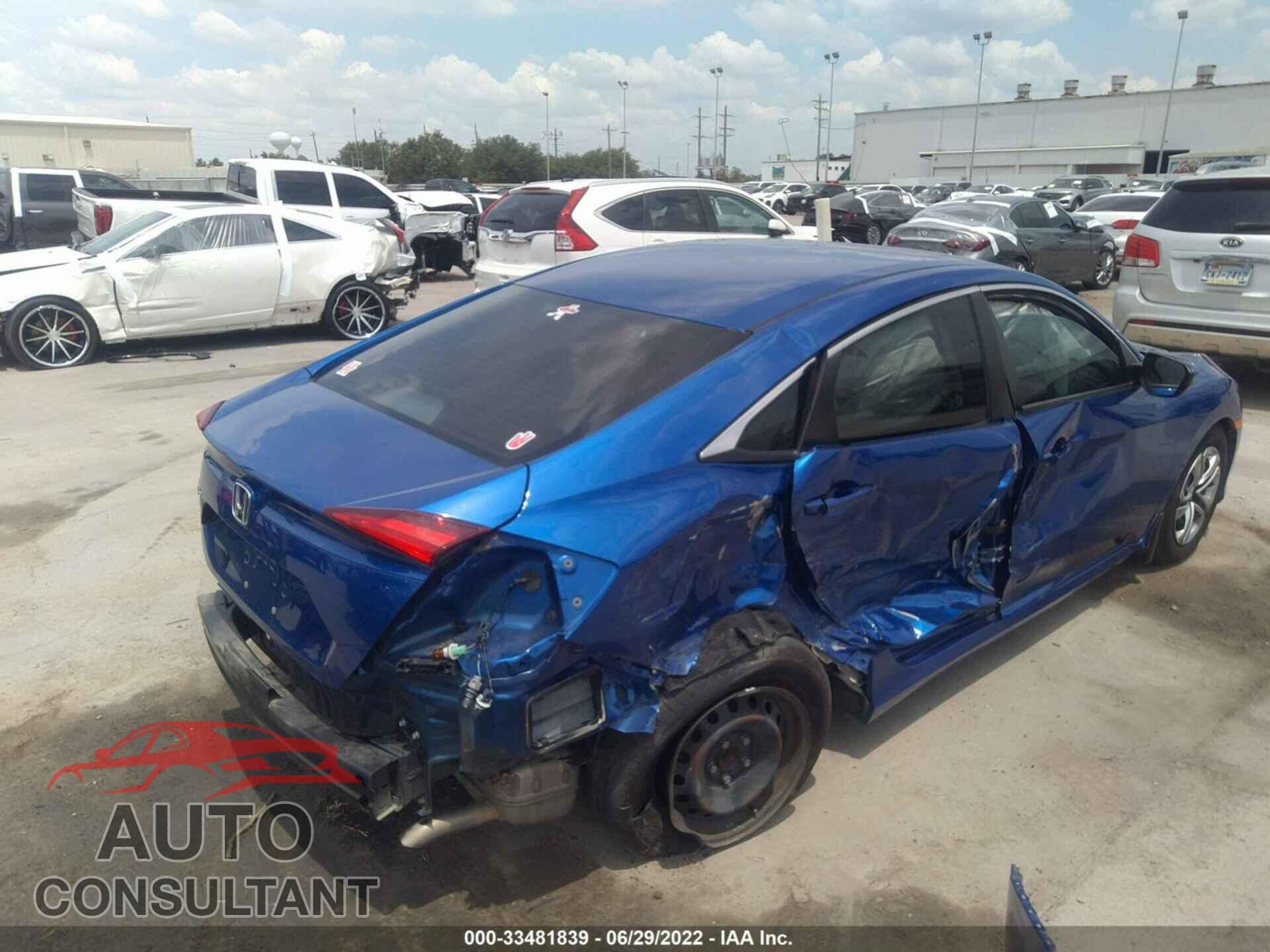 HONDA CIVIC SEDAN 2017 - 19XFC2F58HE056643