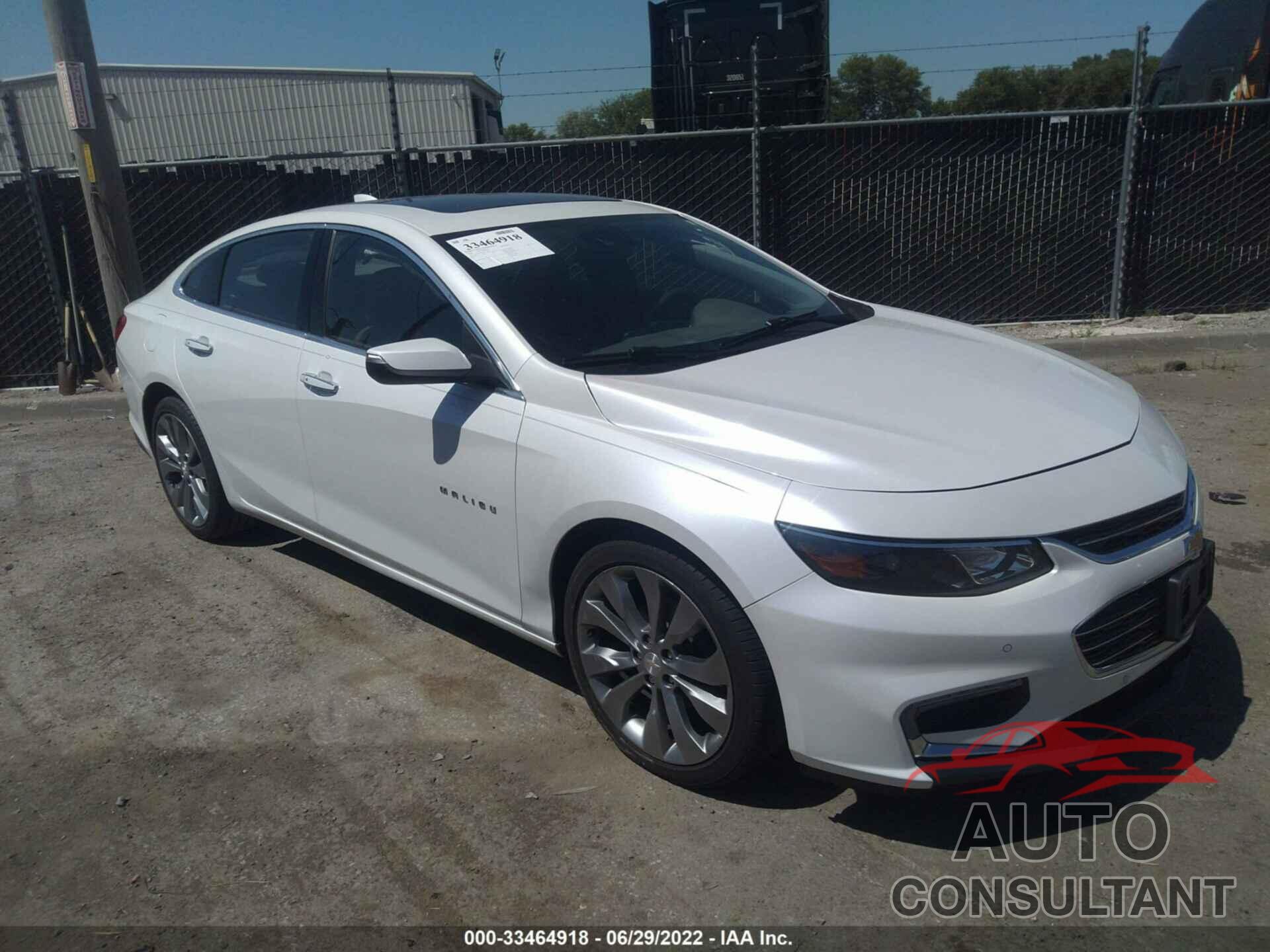 CHEVROLET MALIBU 2016 - 1G1ZH5SX9GF252661