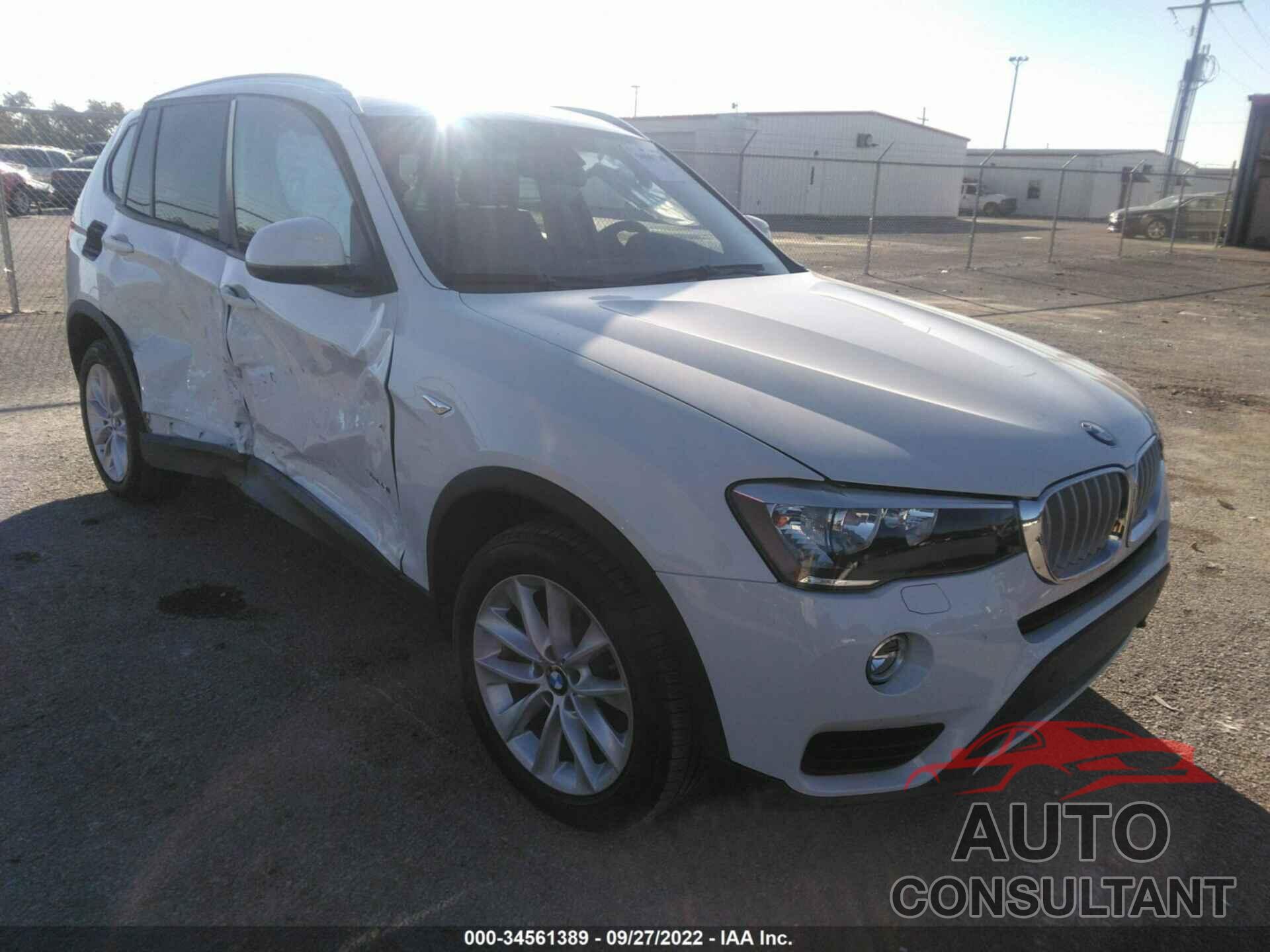 BMW X3 2017 - 5UXWZ7C58H0U46374