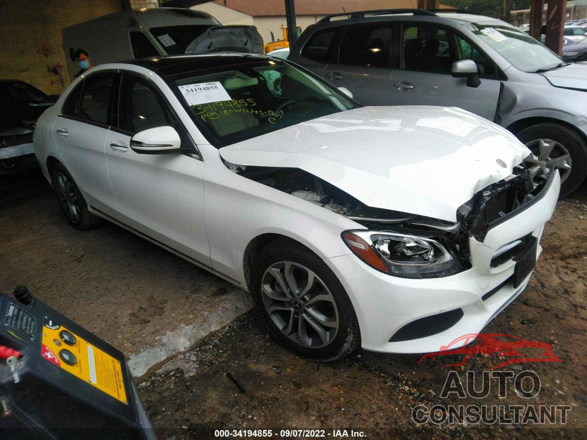 MERCEDES-BENZ C-CLASS 2018 - WDDWF4KBXJR337308