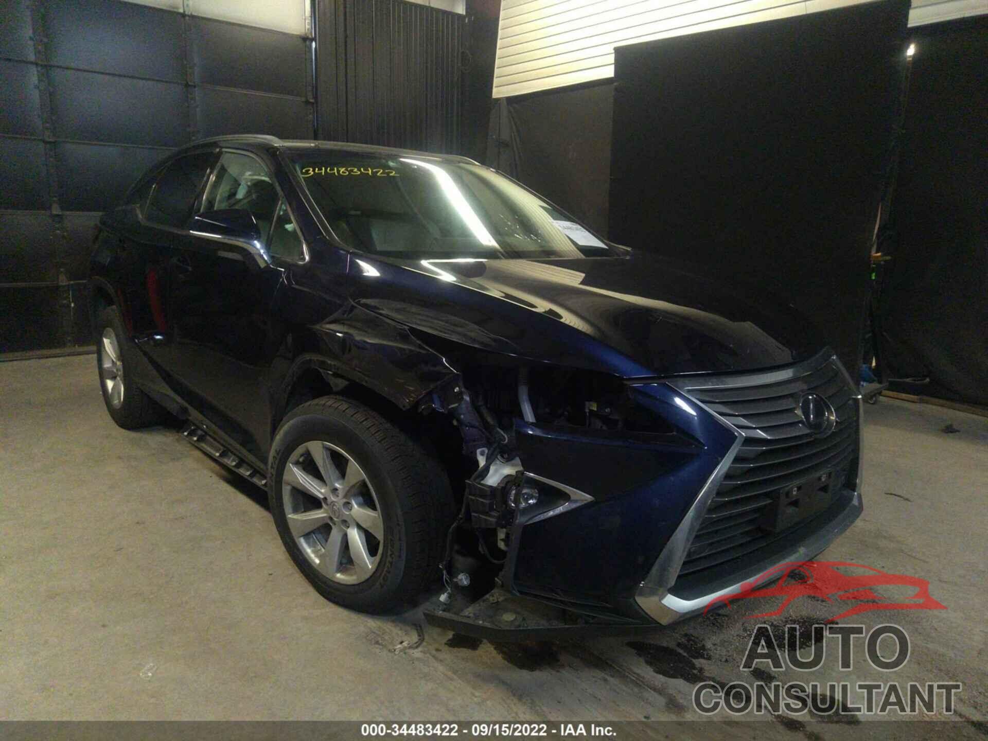 LEXUS RX 2017 - 2T2BZMCA7HC095891