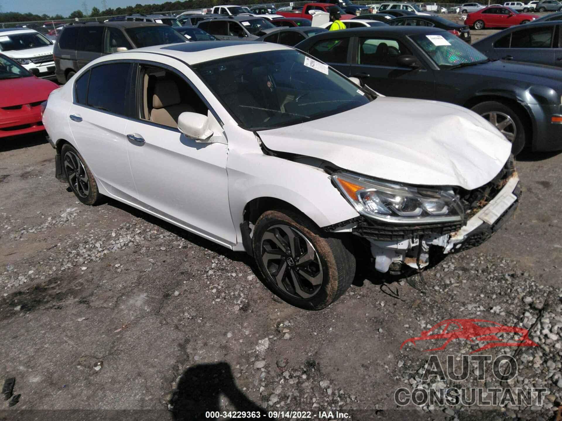 HONDA ACCORD SEDAN 2016 - 1HGCR2F80GA143452