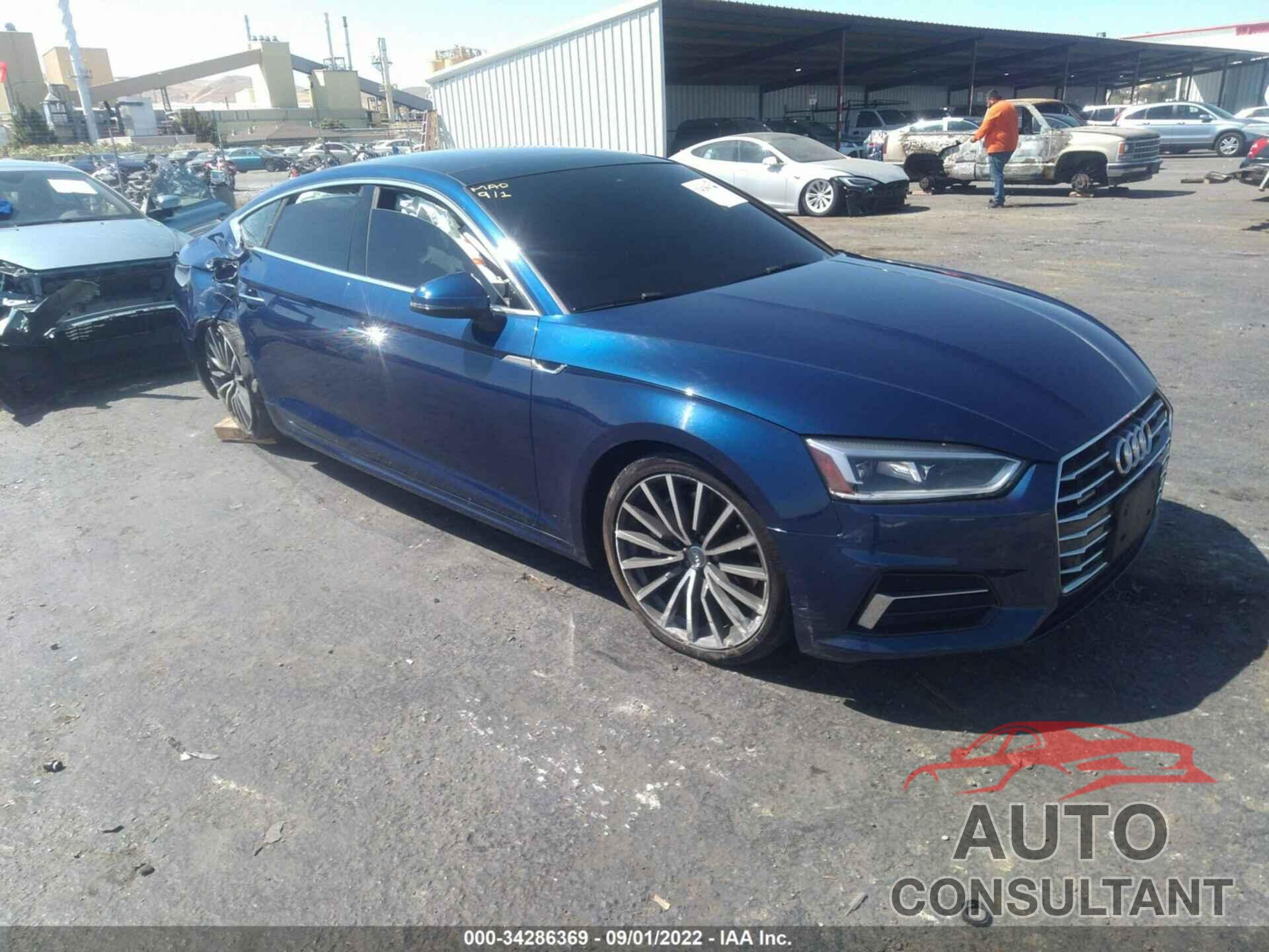 AUDI A5 SPORTBACK 2018 - WAUBNCF58JA067128