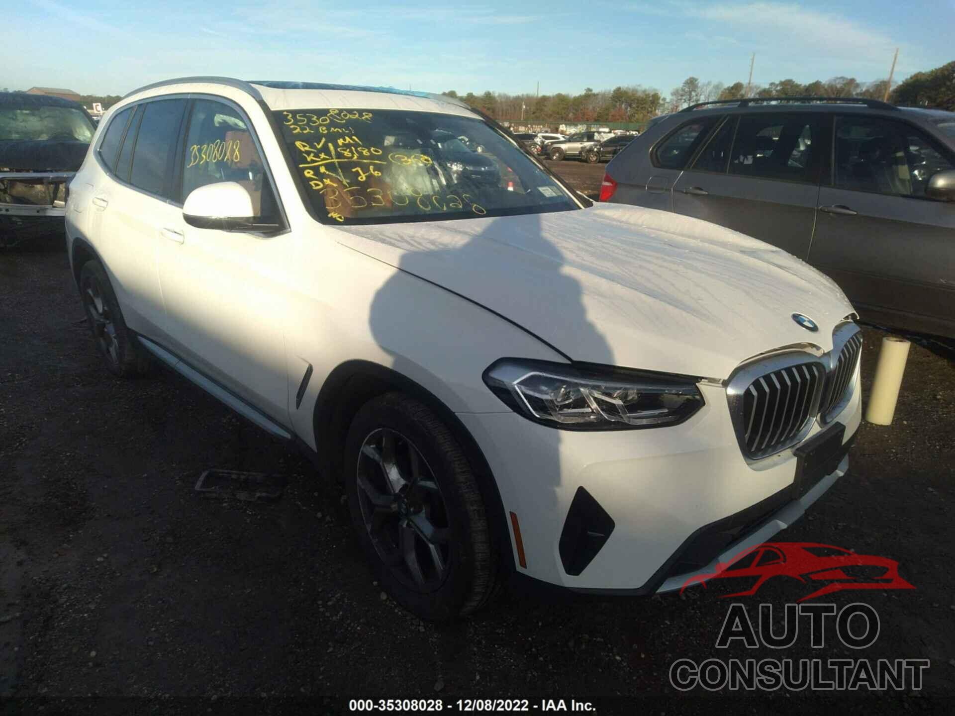 BMW X3 2022 - 5UX53DP07N9L08780