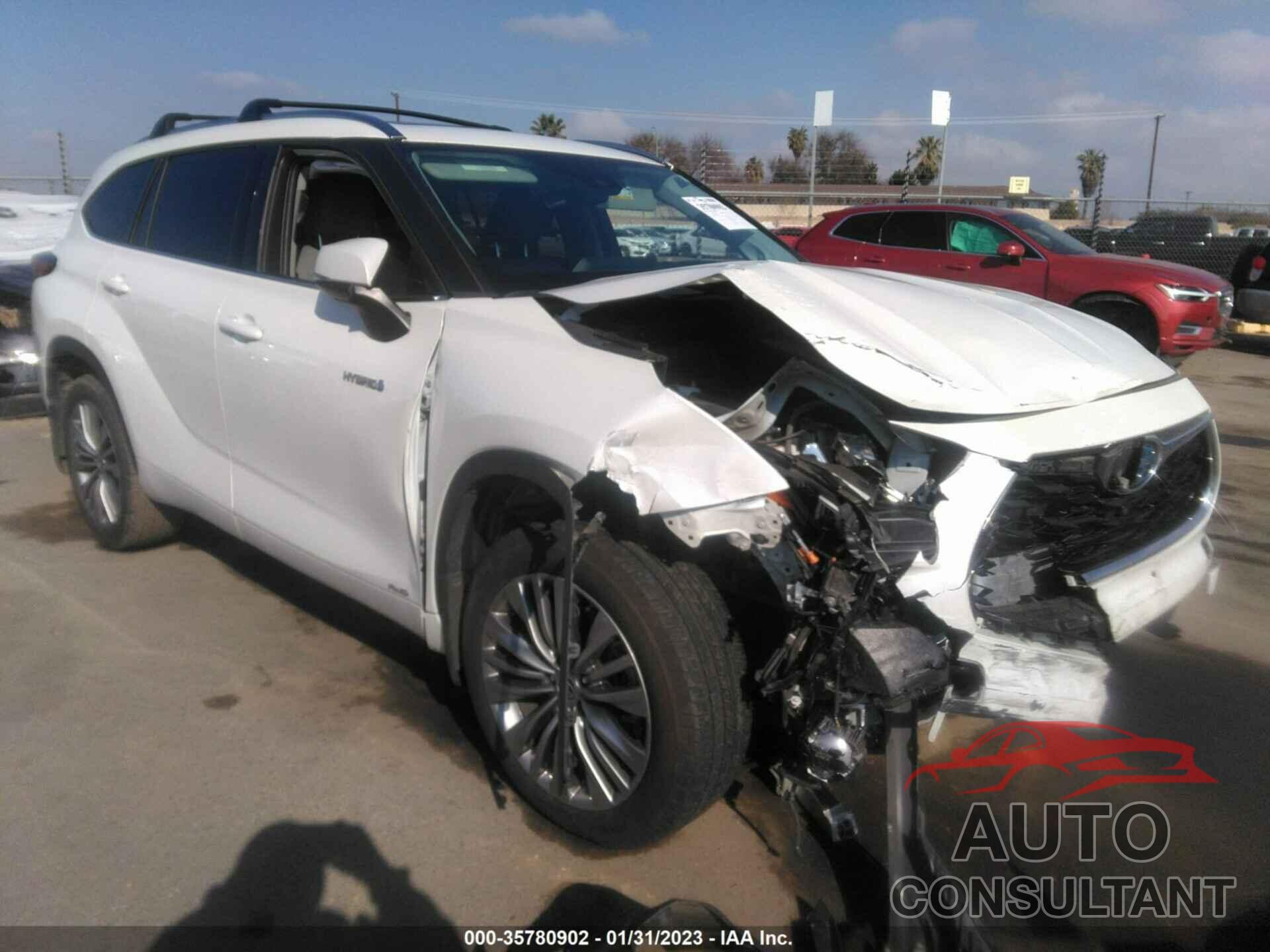 TOYOTA HIGHLANDER 2020 - 5TDEBRCH7LS008796