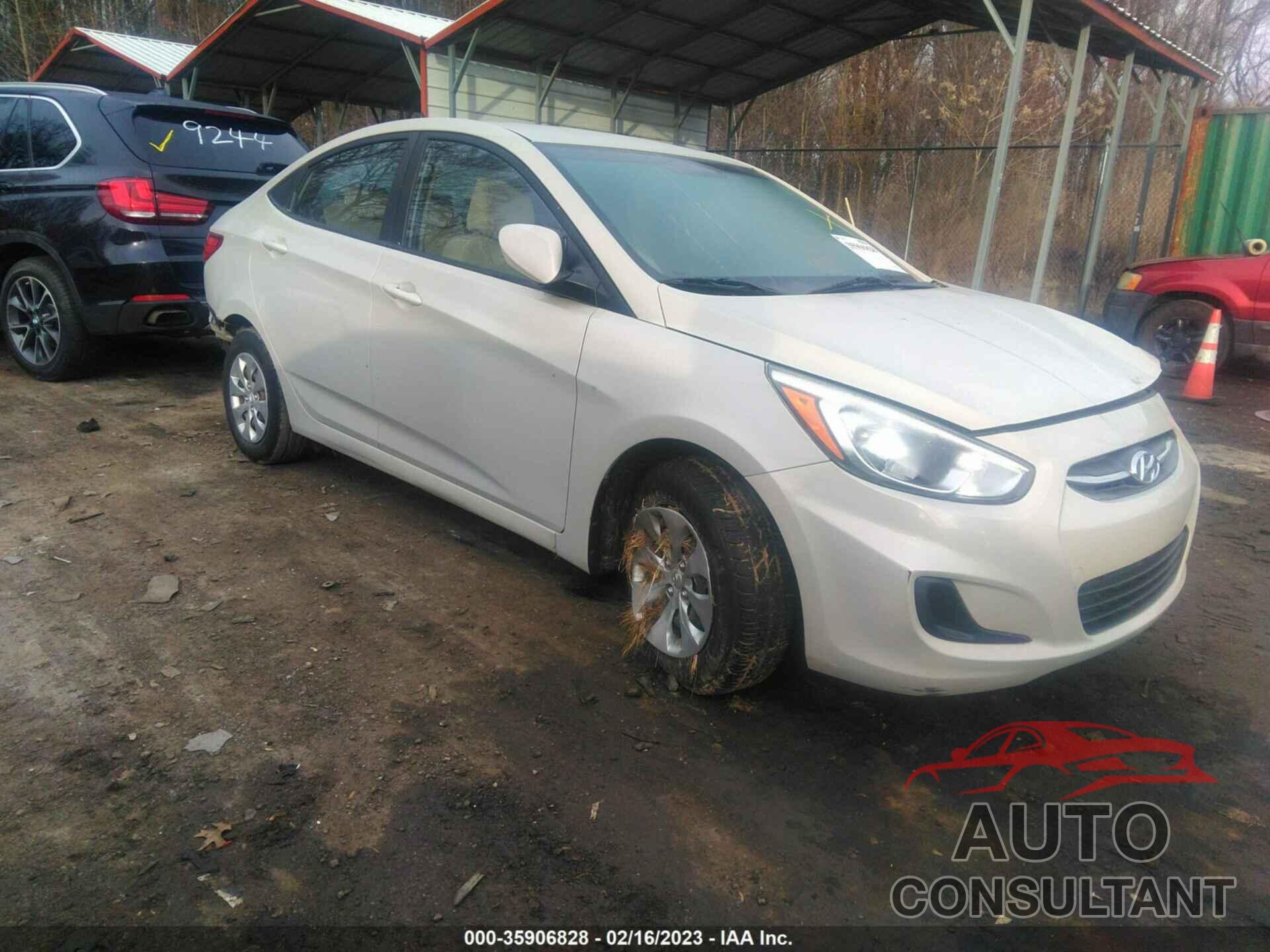 HYUNDAI ACCENT 2016 - KMHCT4AEXGU124667