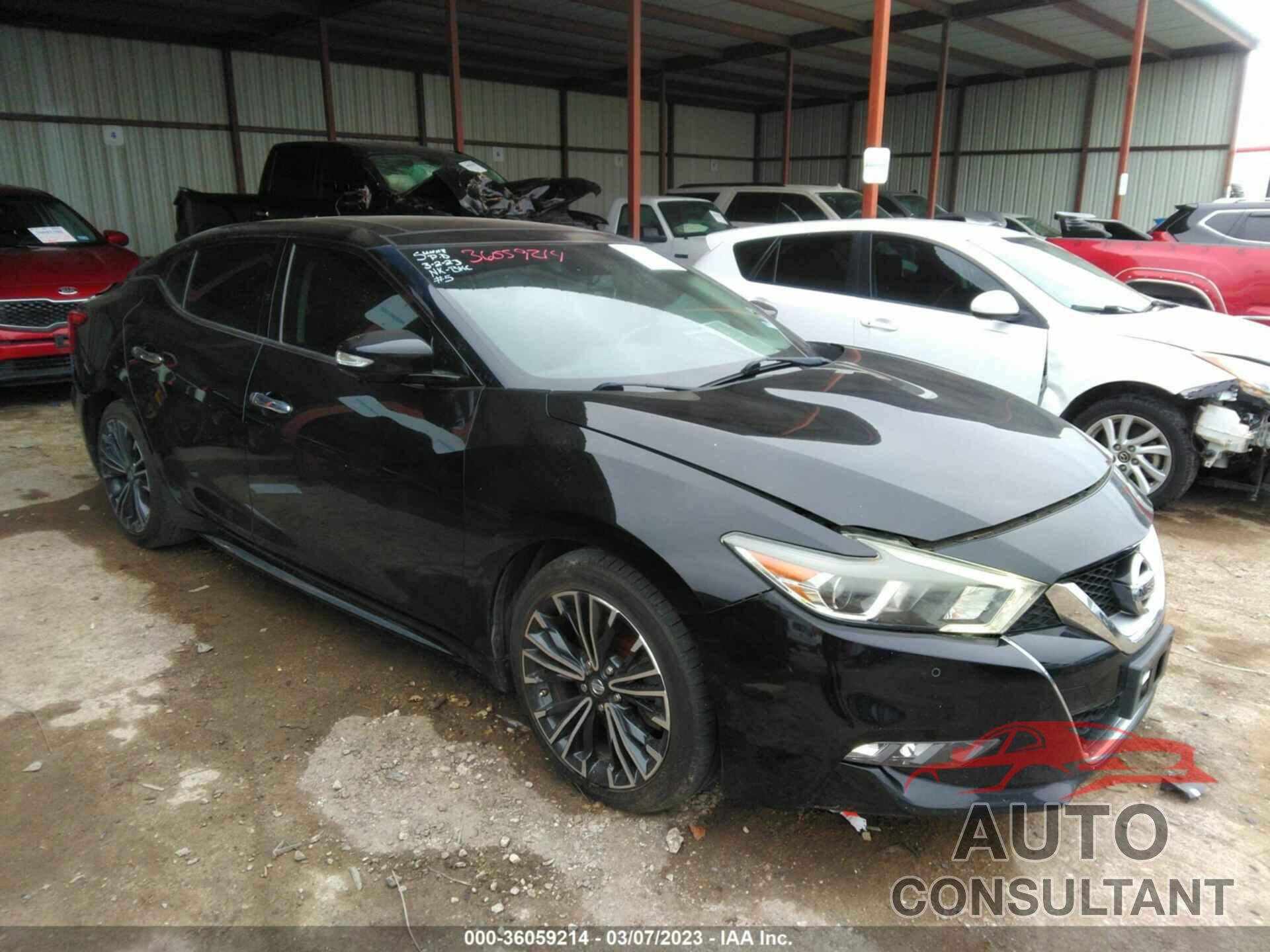 NISSAN MAXIMA 2017 - 1N4AA6AP1HC366937