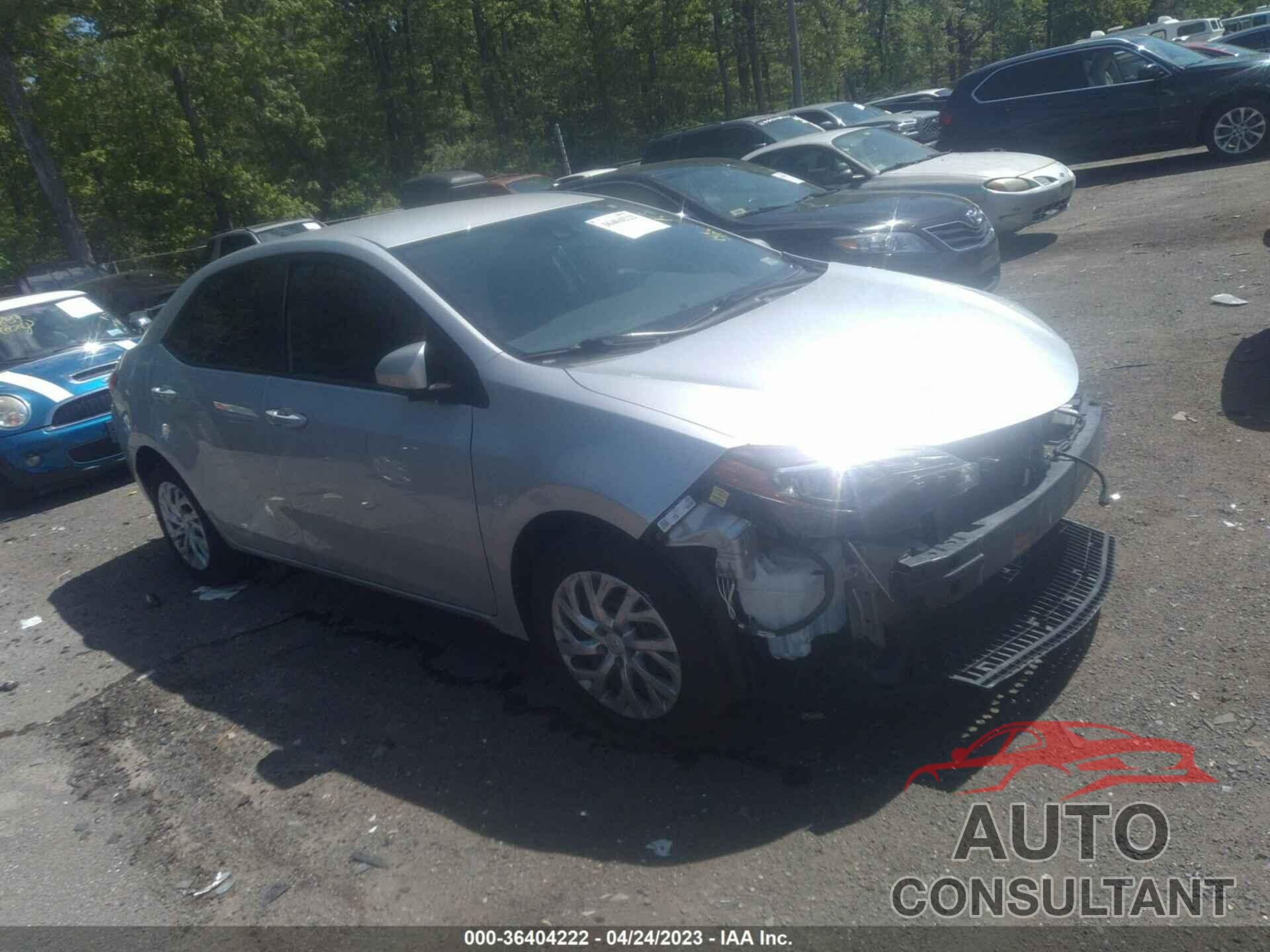 TOYOTA COROLLA 2019 - 5YFBURHE6KP939325